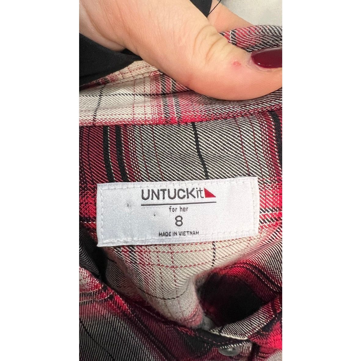 UNTUCKit UNTUCKit Women's Plaid Wrap Dress Size 8 Knee Length Size M / US 6-8 / IT 42-44 - 10 Thumbnail