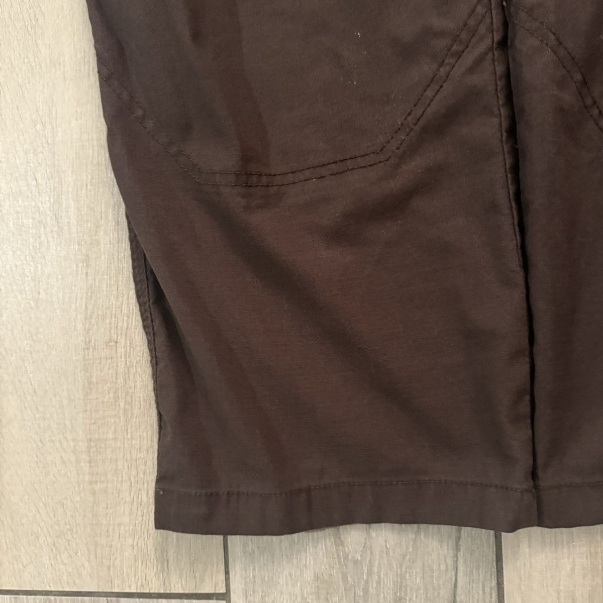 Carhartt × First MFG Co. × JNCO Vintage Y2K Earth Tone Brown Baggy Double Knee Cargo Pants Size US 36 / EU 52 - 15 Thumbnail