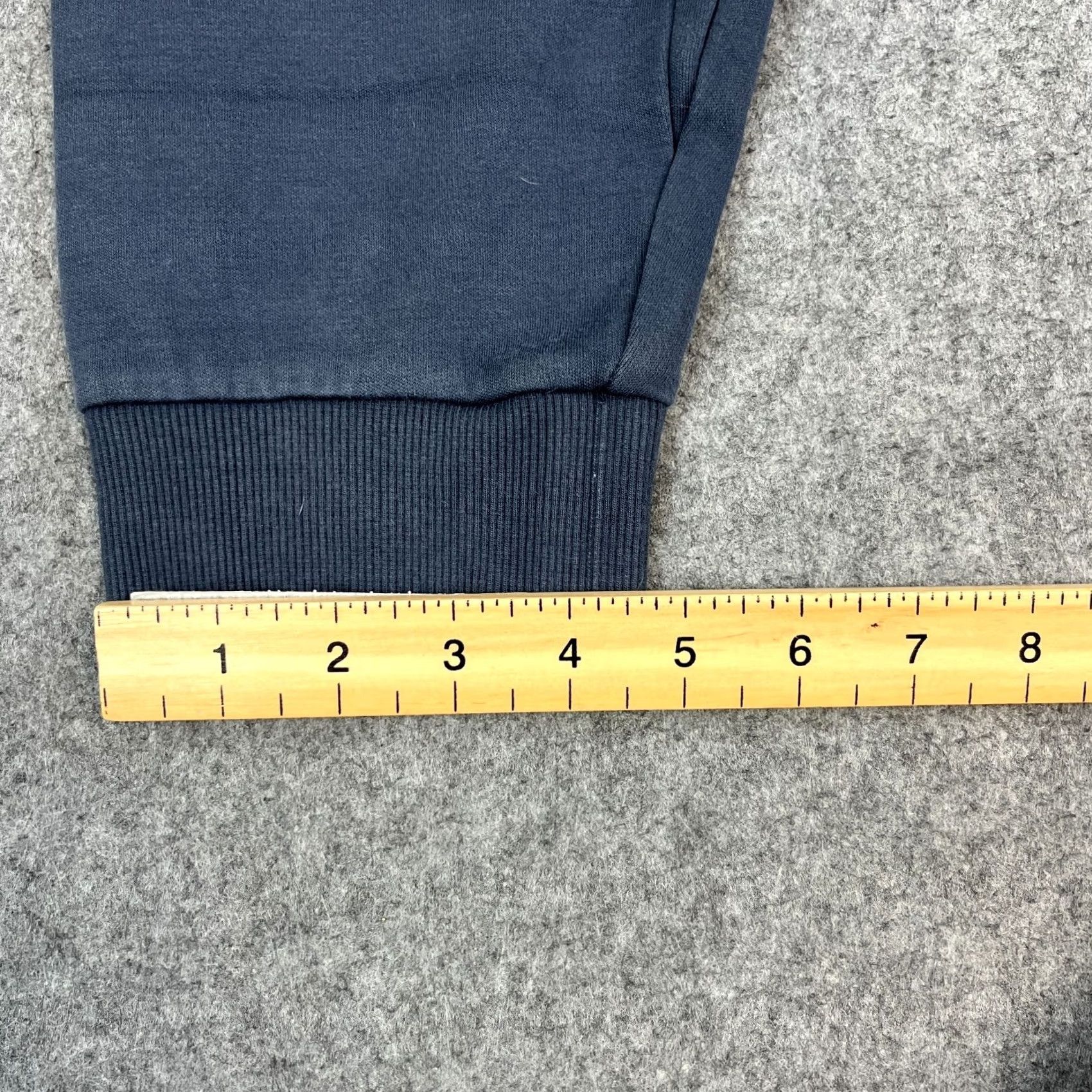 Puma PUMA AMG Mens Joggers Track Pants Grey Blue Large Cotton Blended Fabric Regular Waist 32 in Inside Leg 30 in Pockets Men Trousers Size US 33 - 3 Thumbnail