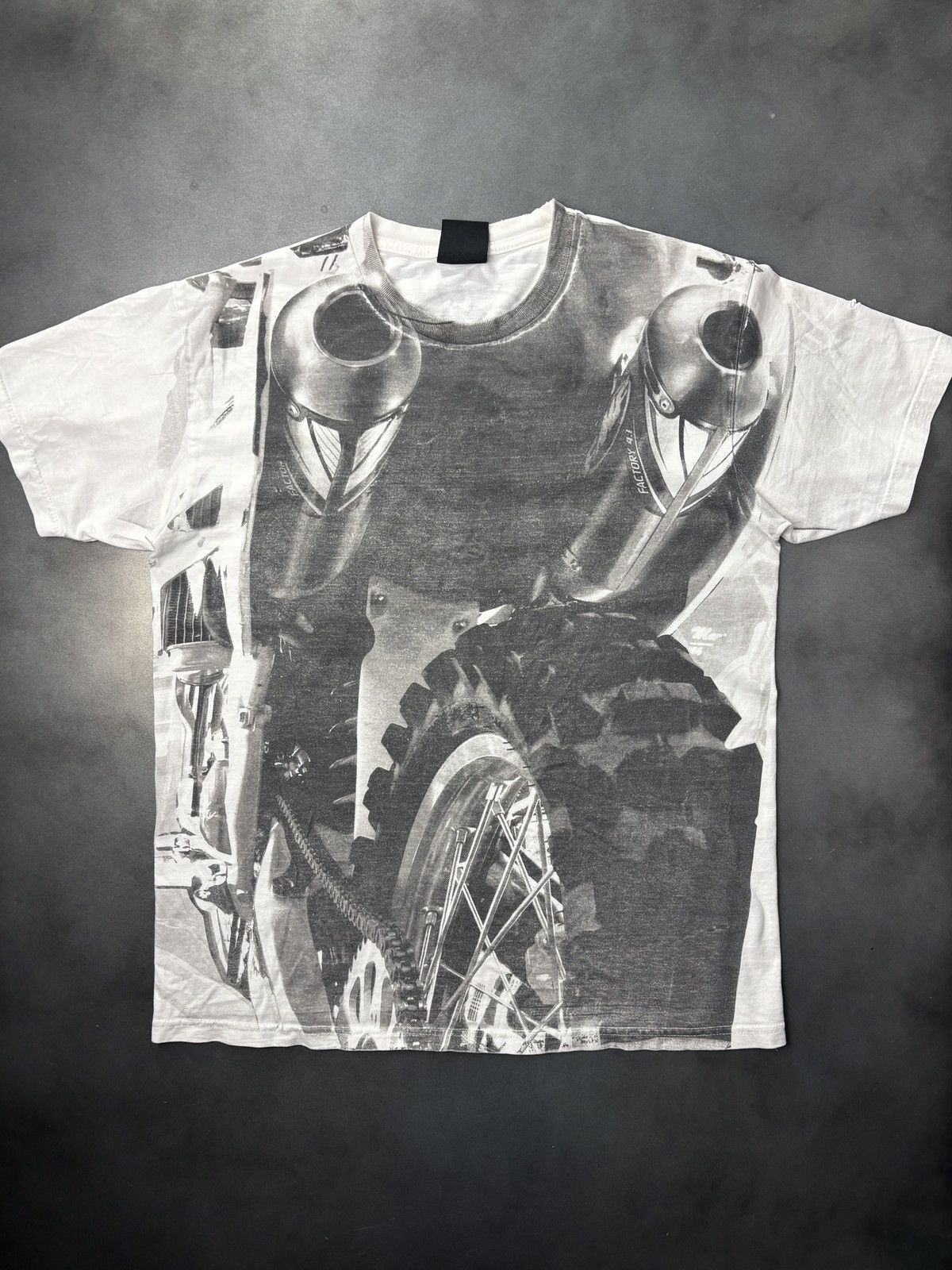Fox Racing Y2K FMF Apparel All Over Print Moto Tee Shirt ALP 2000s Bike Size US S / EU 44-46 / 1 - 1 Thumbnail