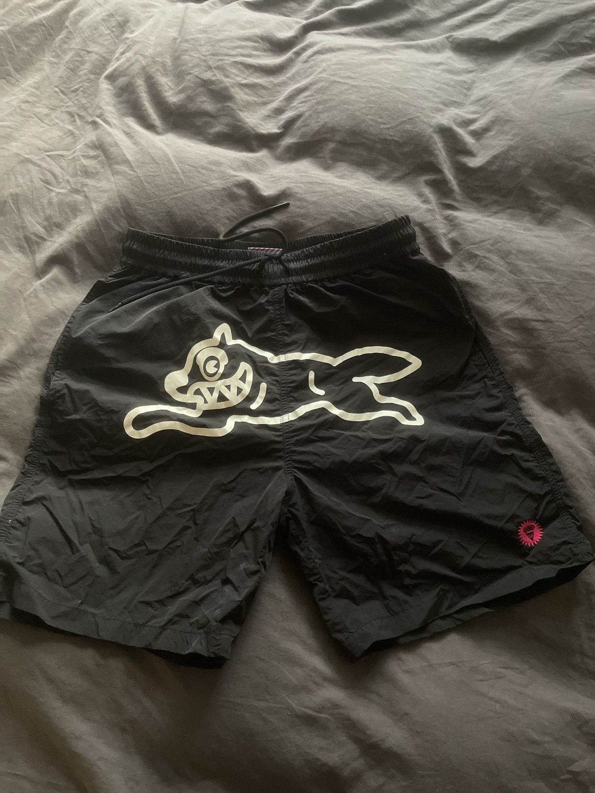 Billionaire Boys Club BBC SWIMMERS SMALL, RUNNING DOG BLACK PHARRELL 2000’s SHORTS Size US 32 / EU 48 - 1 Thumbnail