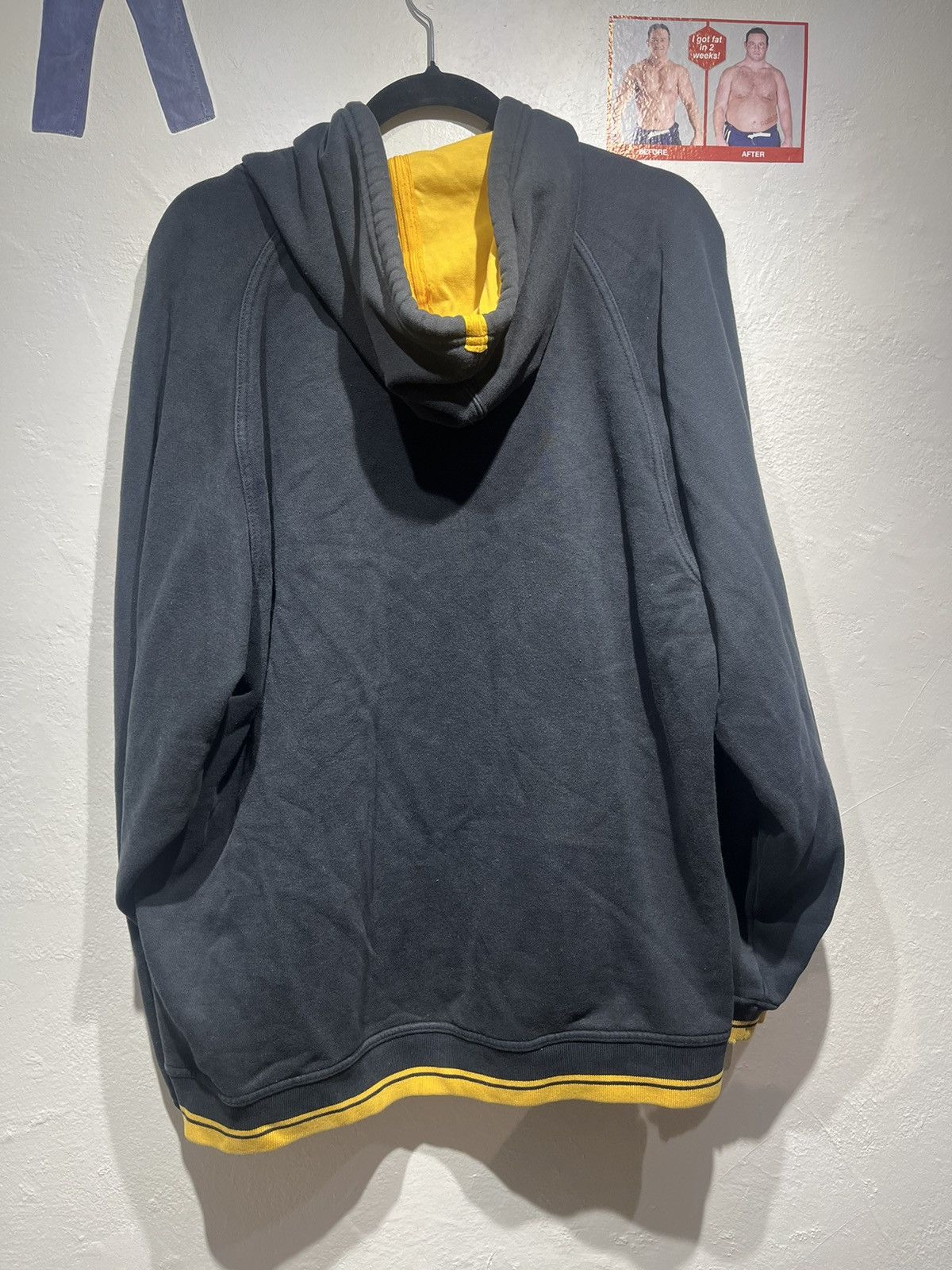 NBA × Nike × Vintage Vintage Lakers Nike center swoosh hoodie Size US M / EU 48-50 / 2 - 2 Thumbnail