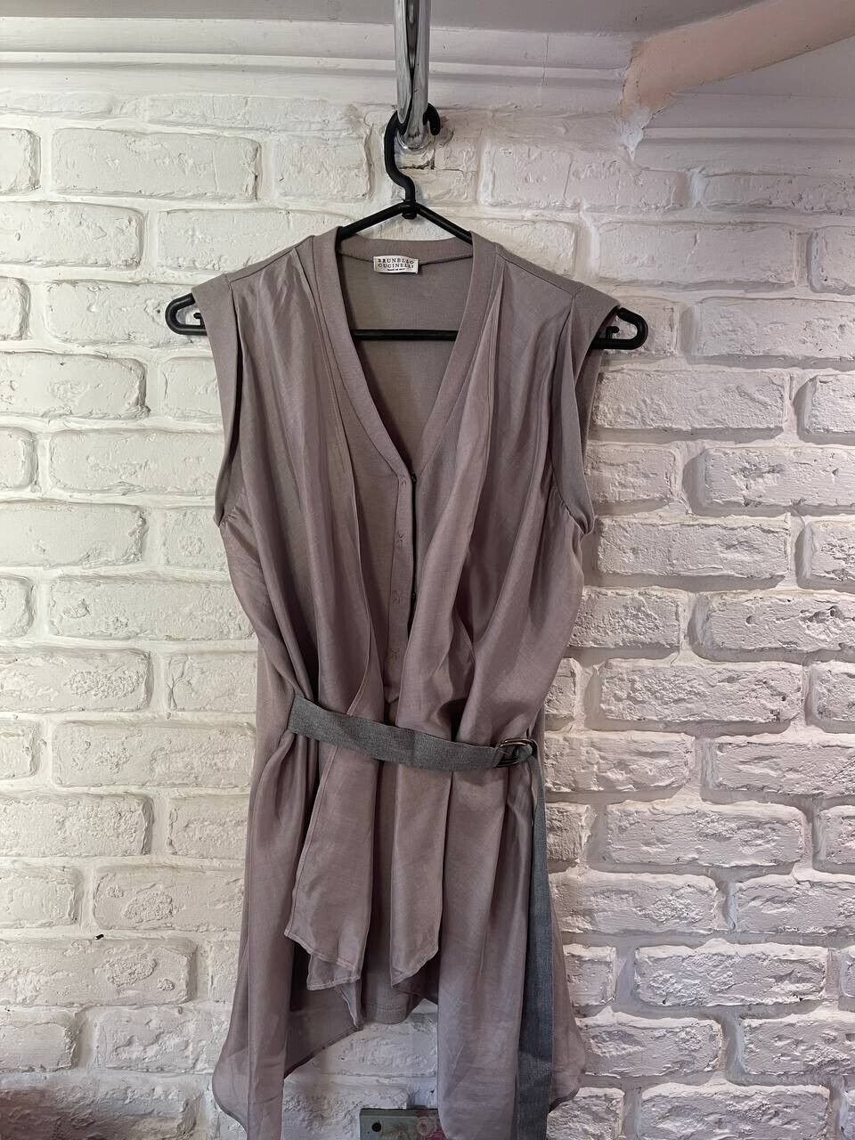 image of Blouse Brunello Cucinelli in Beige, Women's (Size Medium)