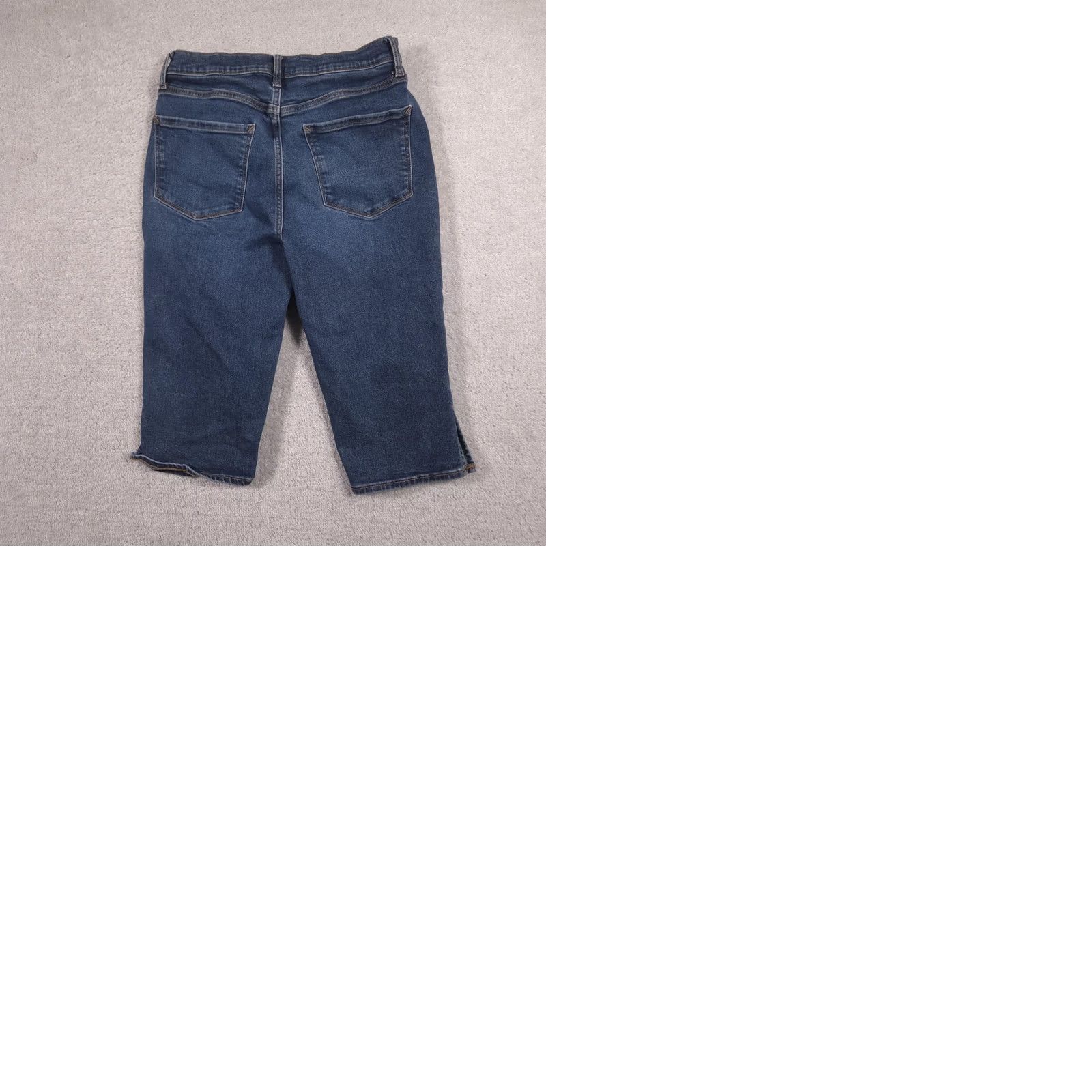 Vintage a.n.a A New Approach Jeans Womens 6 Blue High Rise Crop Skinny Stretch Denim Size 28" / US 6 / IT 42 - 9 Thumbnail