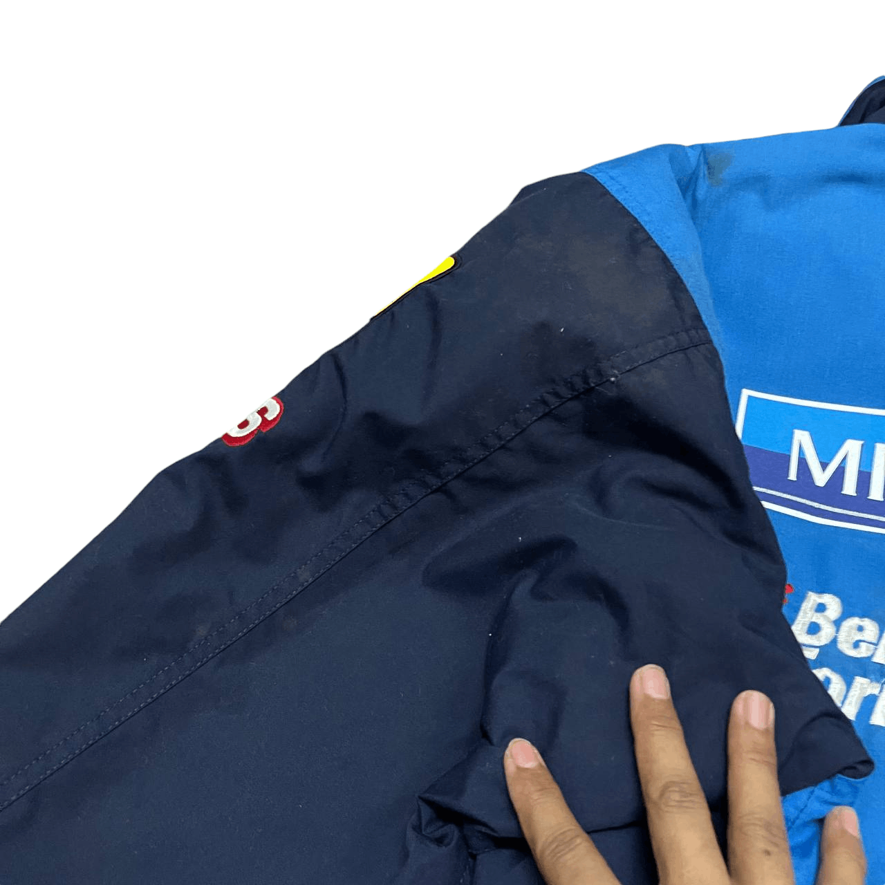 Benetton Vintage Benetton Formula 1 Racing Team Coach Jacket Size US L / EU 52-54 / 3 - 5 Thumbnail