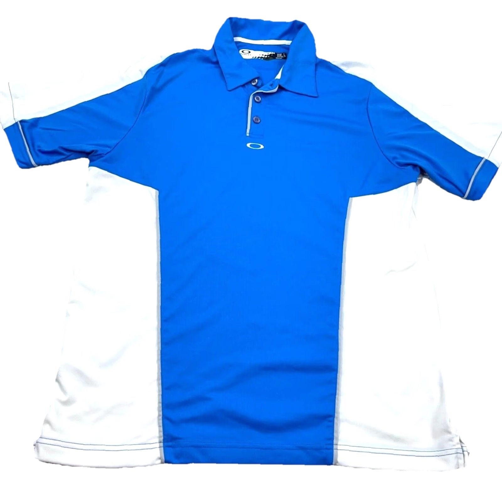 Oakley Oakley Polo Shirt Men Large Blue White Golf Performance Active Wicking Poly Size US L / EU 52-54 / 3 - 2 Thumbnail