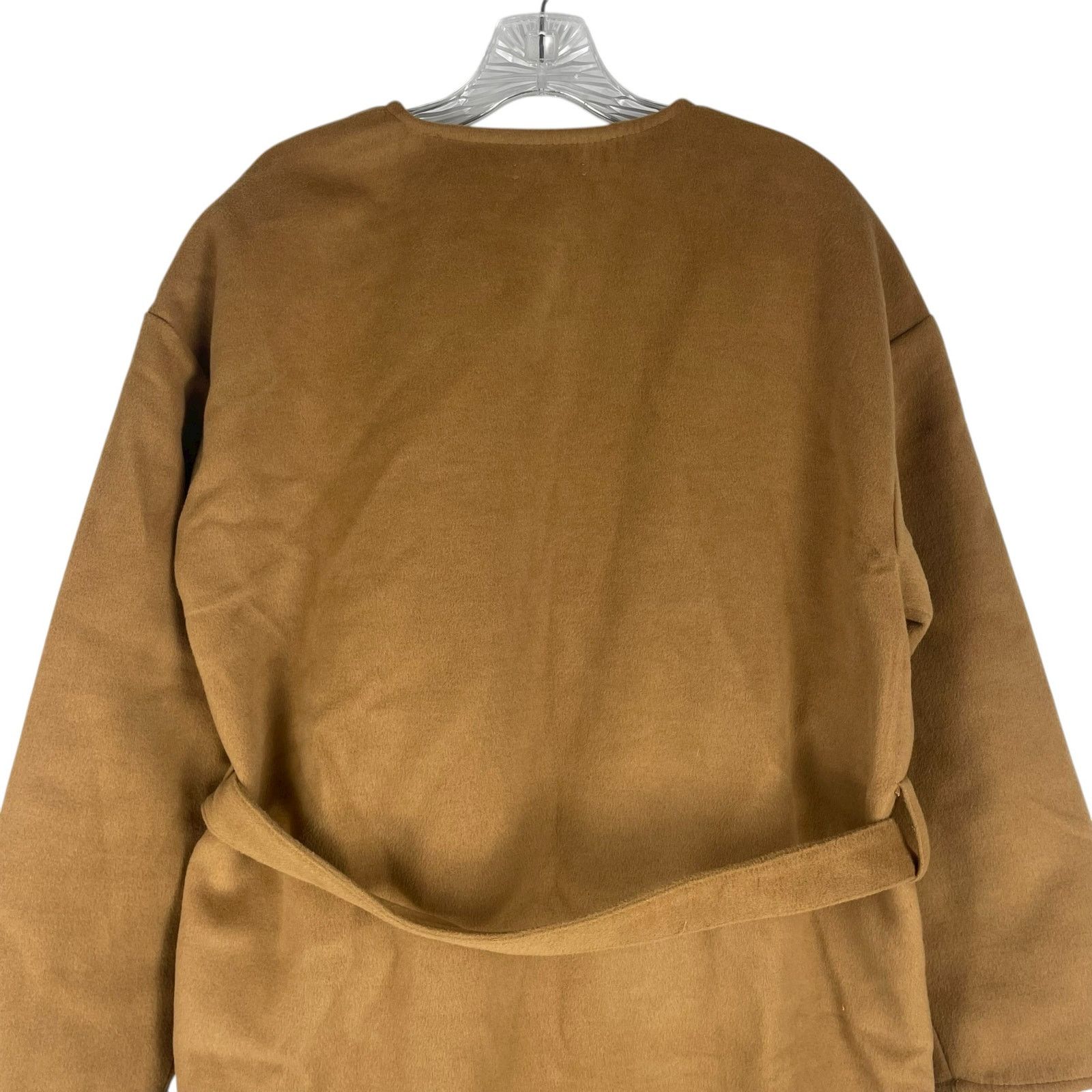 Loft Ann Taylor LOFT Belted Pocket Wrap Coat Jacket Size XS/S Size XS / US 0-2 / IT 36-38 - 7 Thumbnail