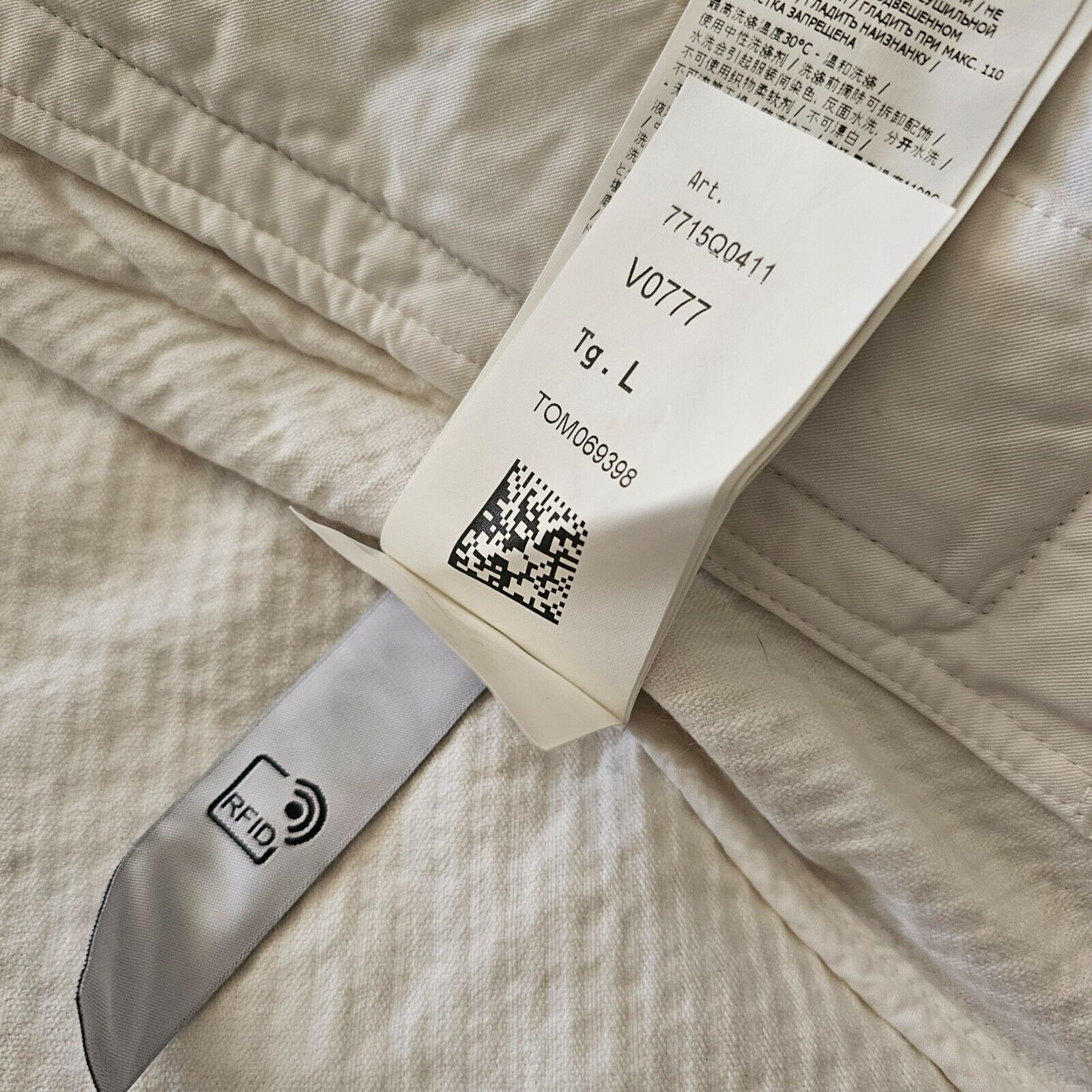 Stone Island Compass Patch Shirt/Jacket - Corduroy - White size Large Size US L / EU 52-54 / 3 - 10 Thumbnail