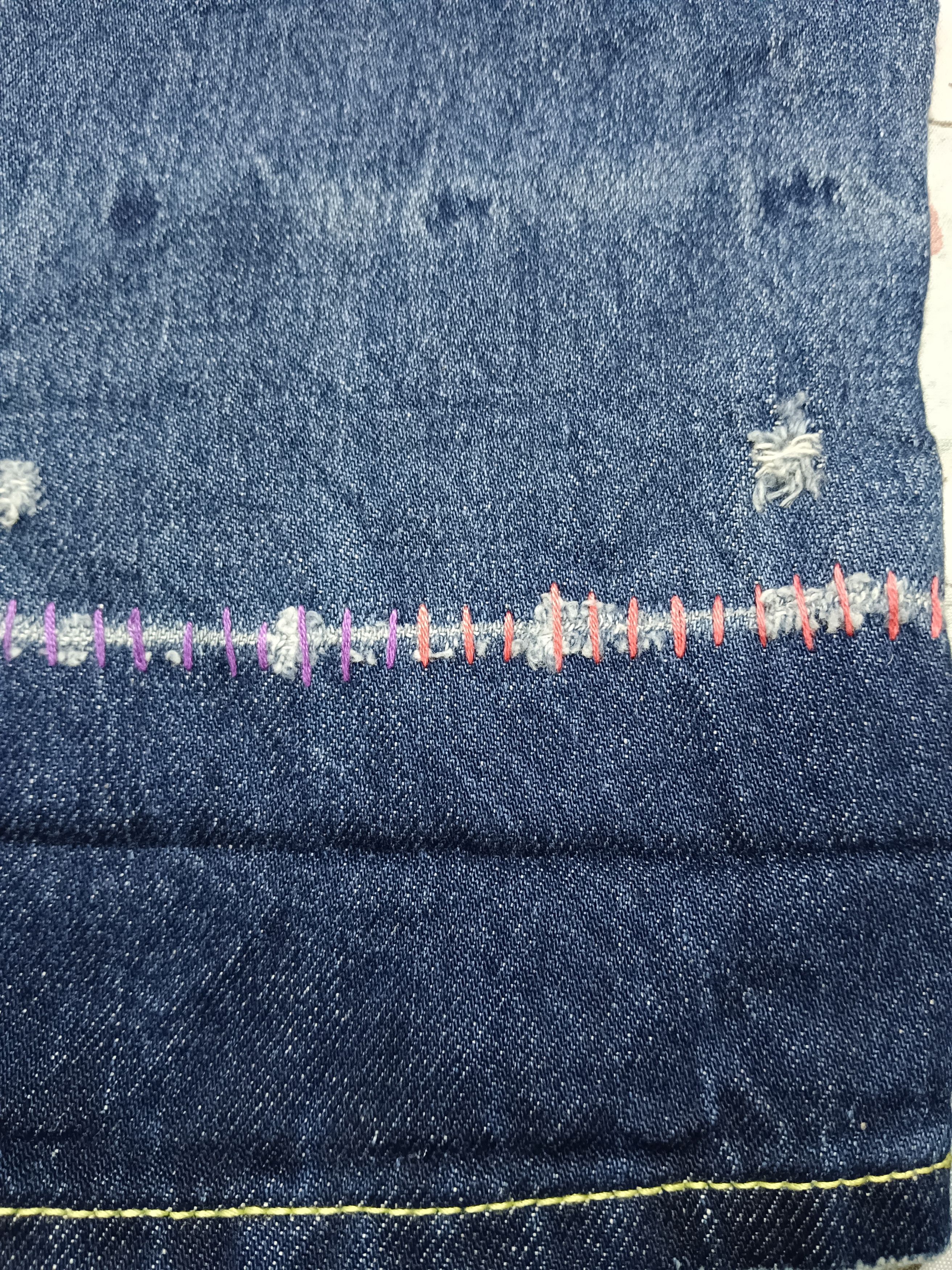 Tsumori Chisato Tsumori Chisato Embroidery Cropped Denim Size 31" - 19 Thumbnail
