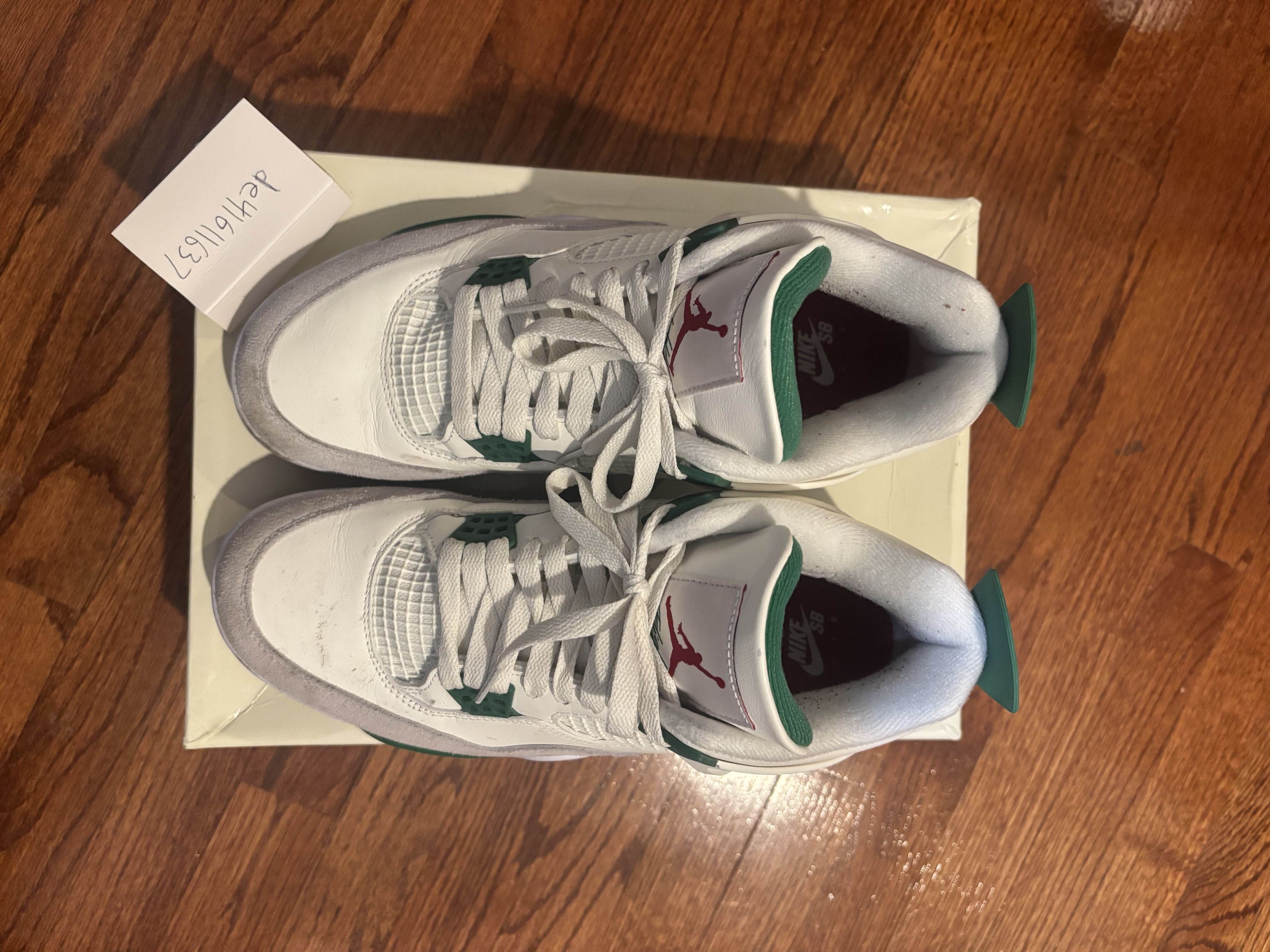 Jordan Brand Air Jordan 4 Retro x Nike SB "Pine Green" Size US 10 / EU 43 - 3 Thumbnail