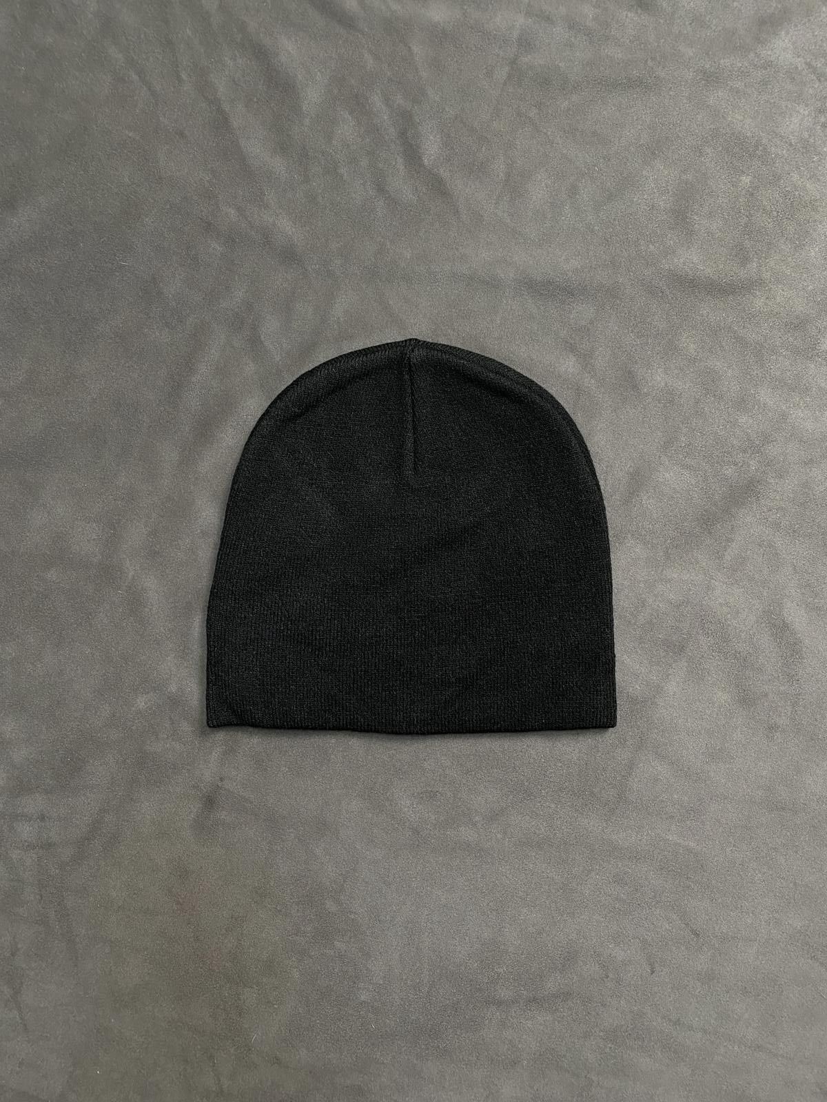 Japanese Brand Lost Intricacy Logo Full Circle Snake No Cuff Black Beanie Size ONE SIZE - 4 Thumbnail