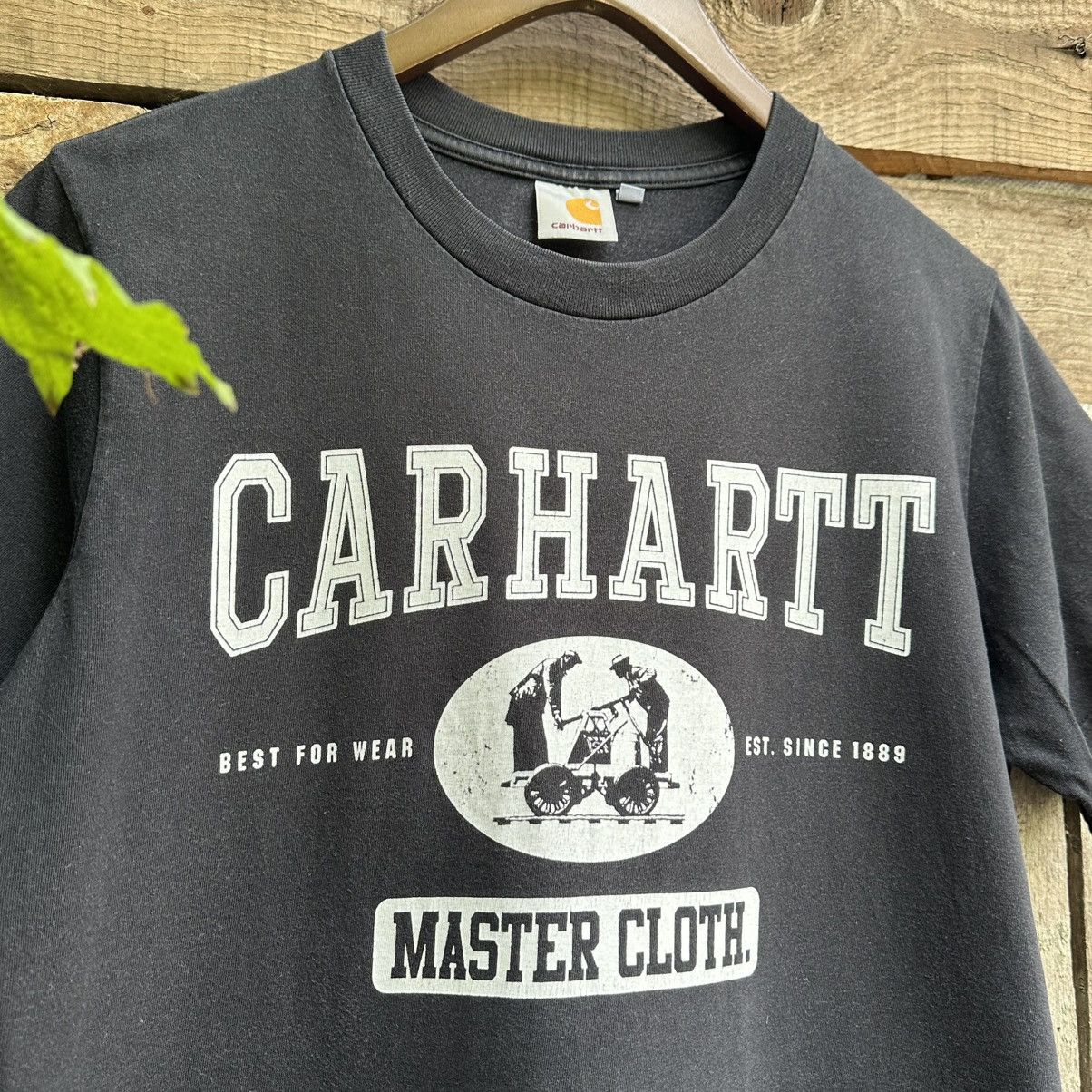 Carhartt × Vintage Vintage y2k Carhartt Workwear Graphic Tee Size US M / EU 48-50 / 2 - 2 Thumbnail