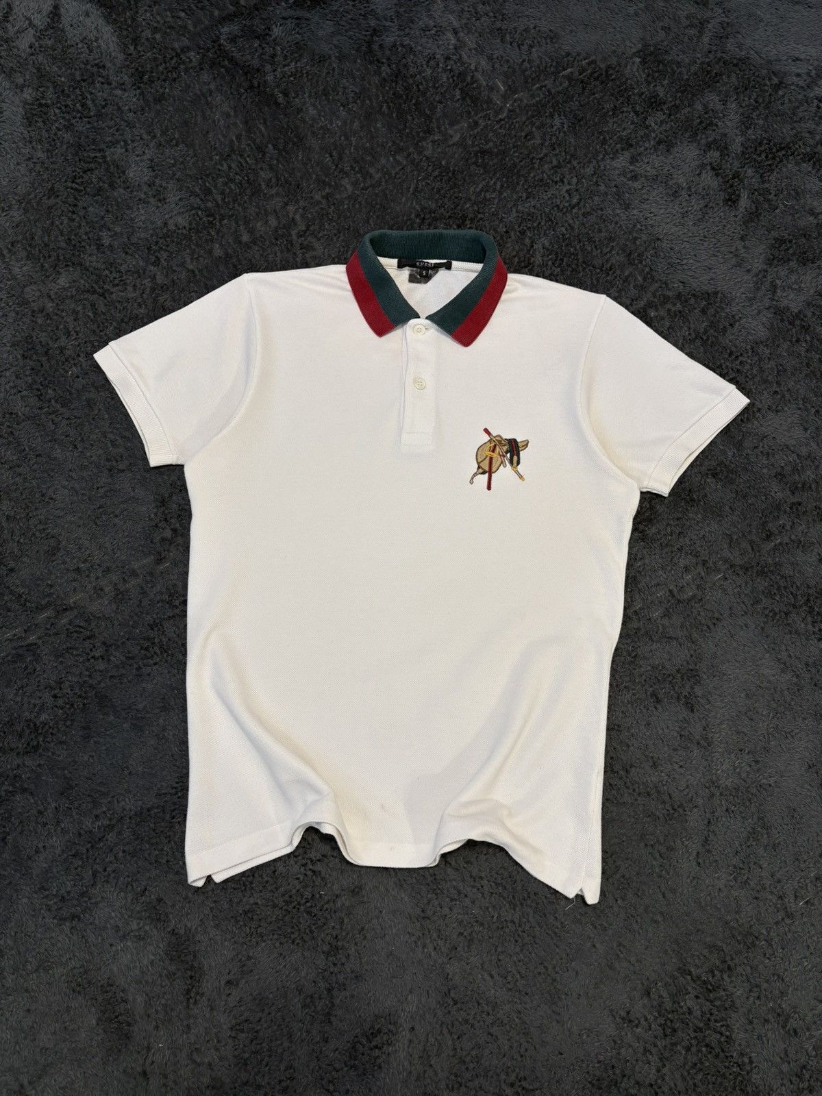 Gucci 90s Vintage Gucci Polo Shirt Size US S / EU 44-46 / 1 - 1 Thumbnail