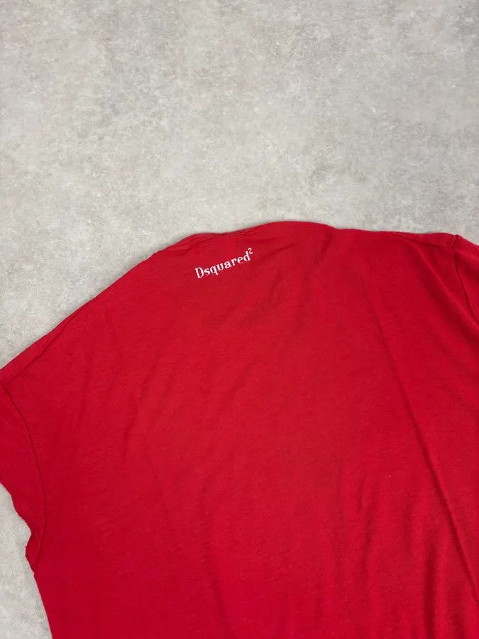 Dsquared2 AW2018 Dsquared2 Red Born To Ride T-Shirt Size US M / EU 48-50 / 2 - 8 Thumbnail
