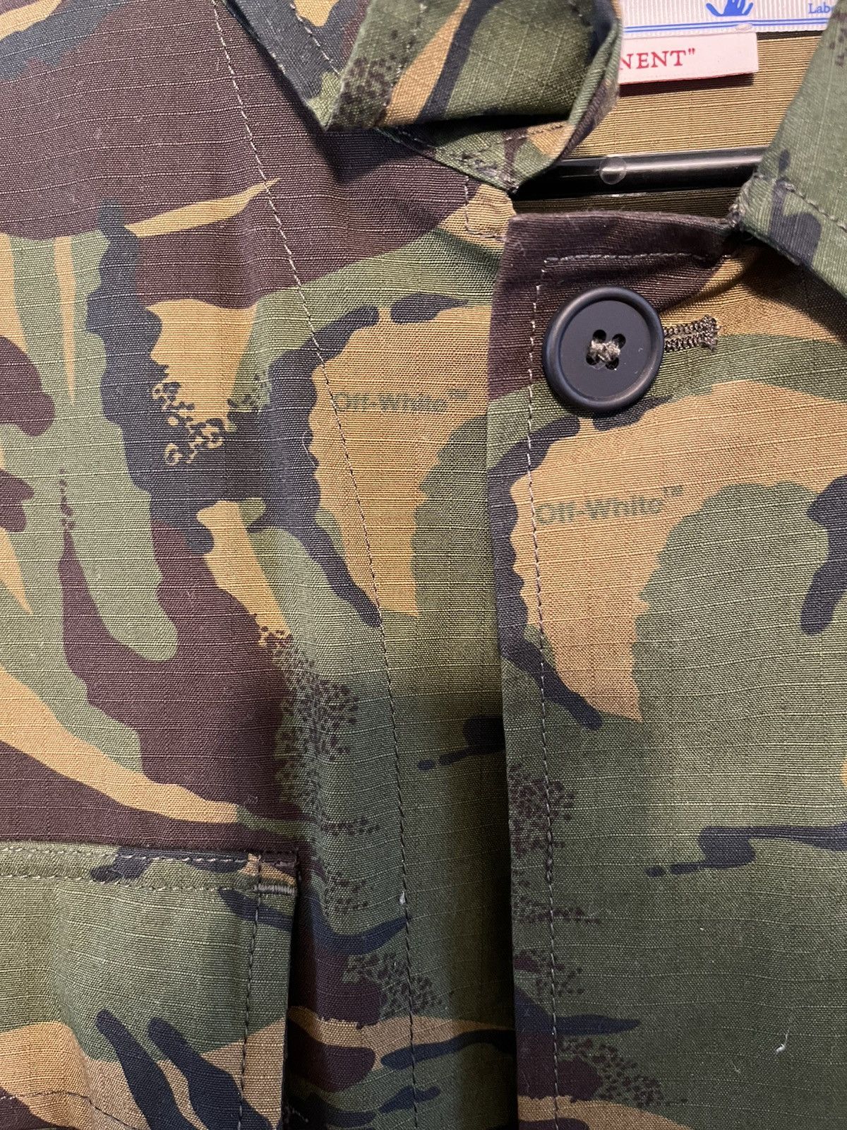 Off-White Off-White Camo Patch Field Jacket- Green Size US S / EU 44-46 / 1 - 10 Thumbnail