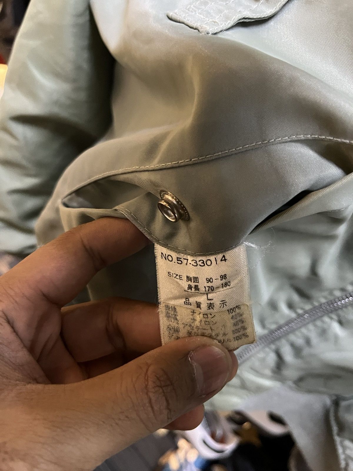 Japanese Brand Vintage Military Air Force Flight Army Bomber Jacket Size US L / EU 52-54 / 3 - 6 Thumbnail