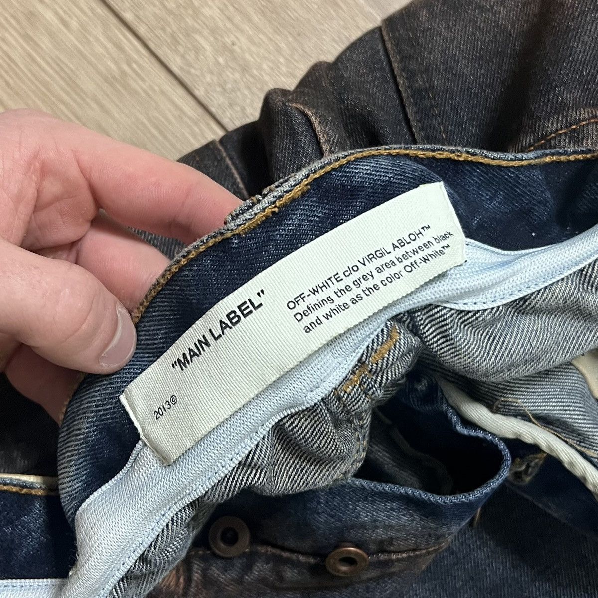 Off-White OFF-WHITE DENIM JEANS Size US 31 - 16 Thumbnail