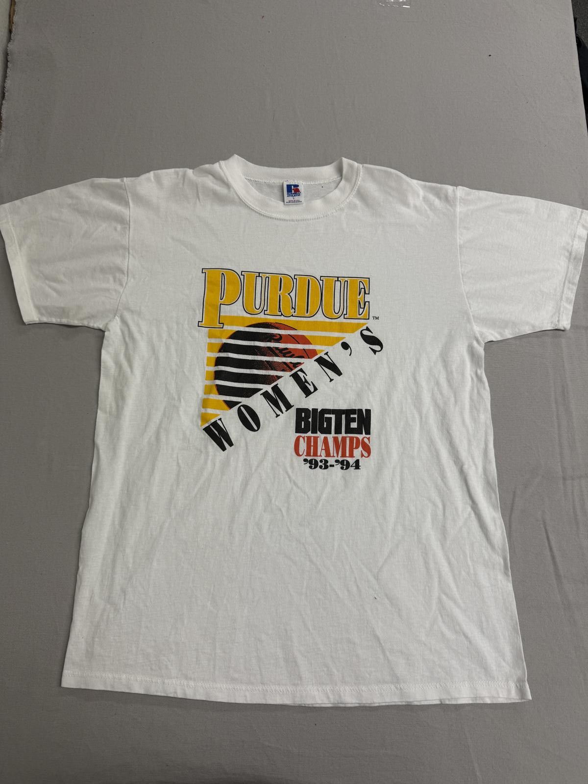 Russell Athletic Vintage Purdue Womens Basketball T-shirt 1993 1994 Big Ten L Size US L / EU 52-54 / 3 - 1 Thumbnail