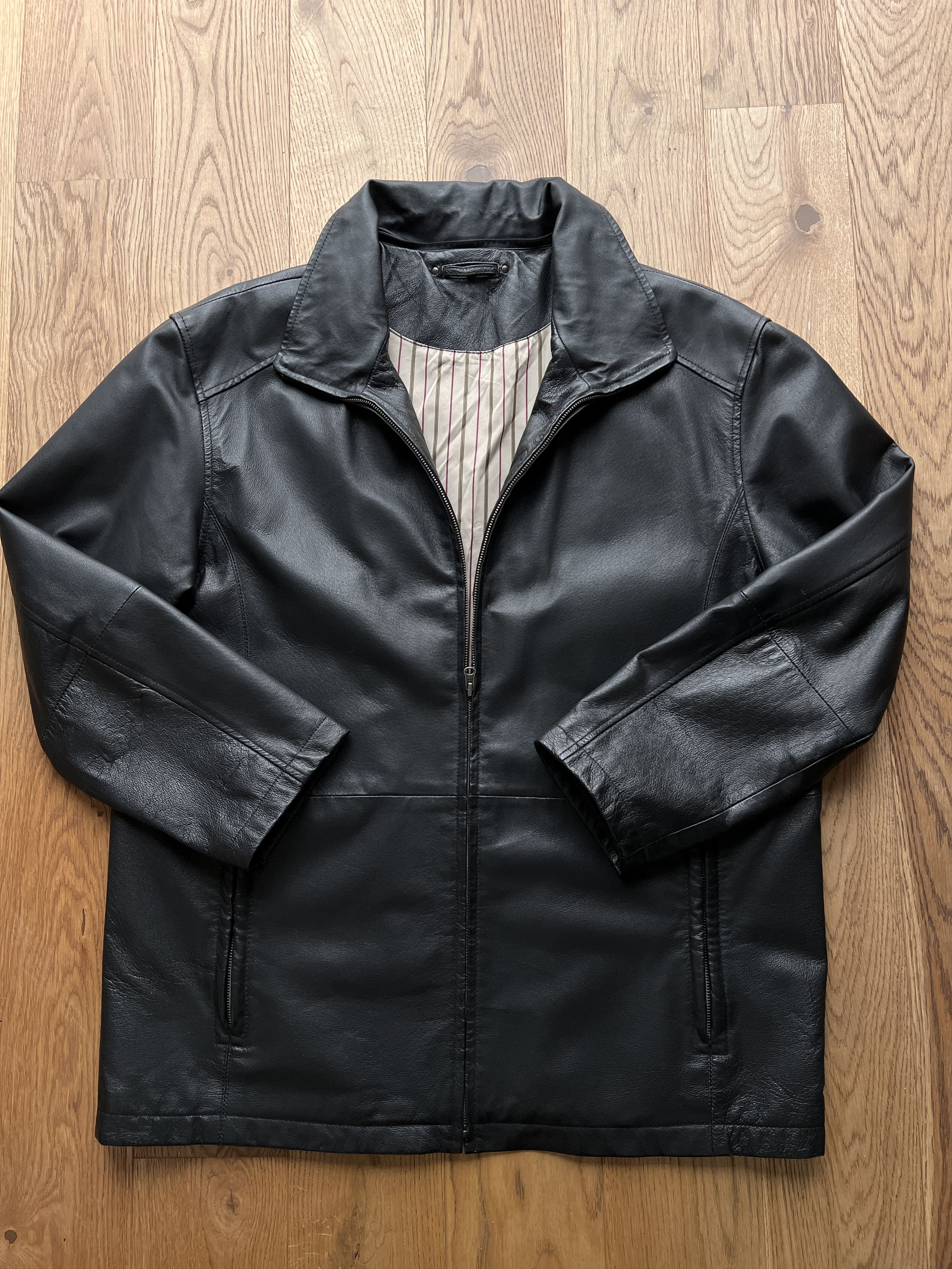 If Six Was Nine 14th Addiction Yohji Yamamoto style leather jacket LGB Boxy Size US XXL / EU 58 / 5 - 3 Thumbnail