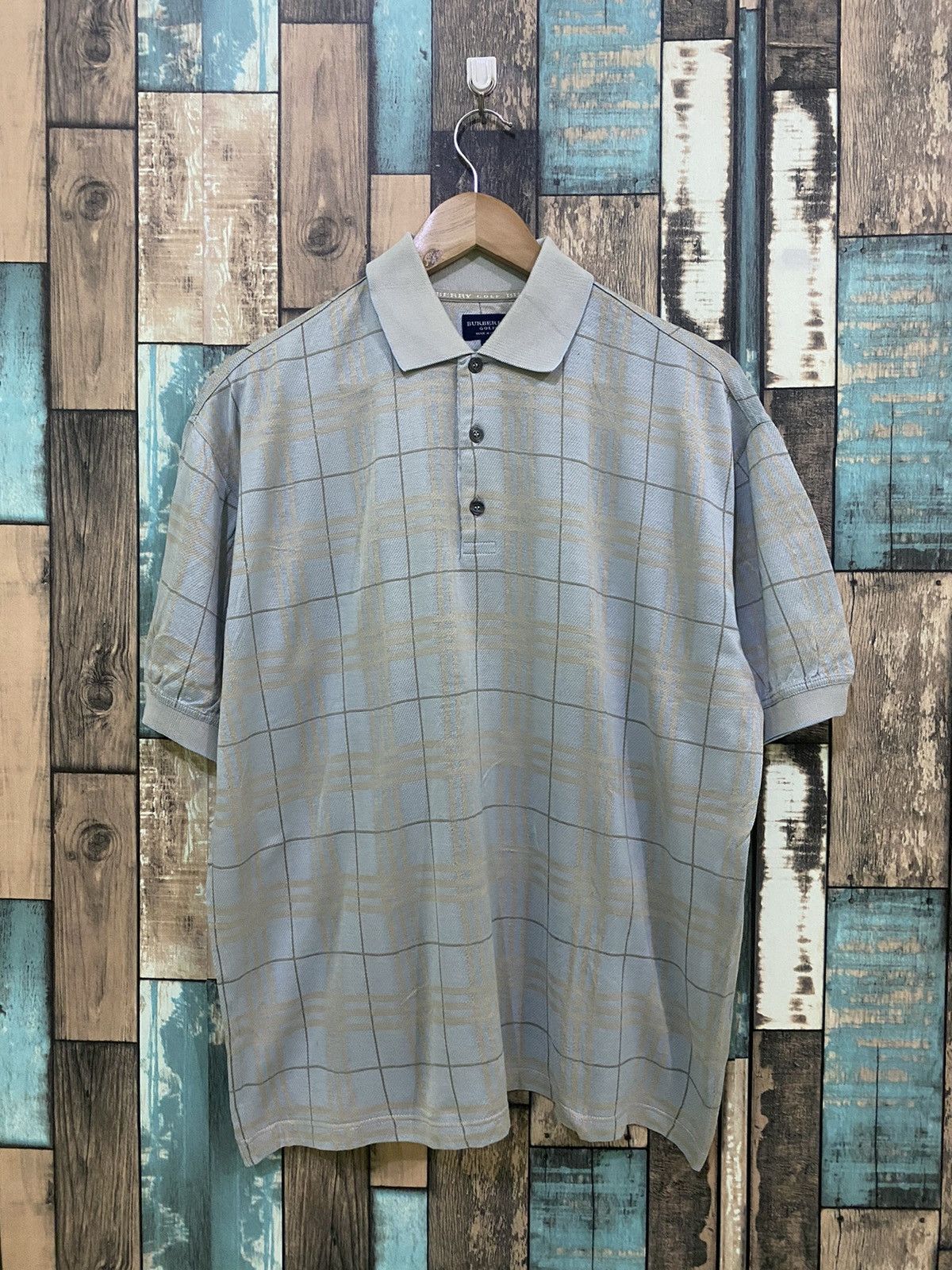 Burberry Golf Checkered Polo Shirt