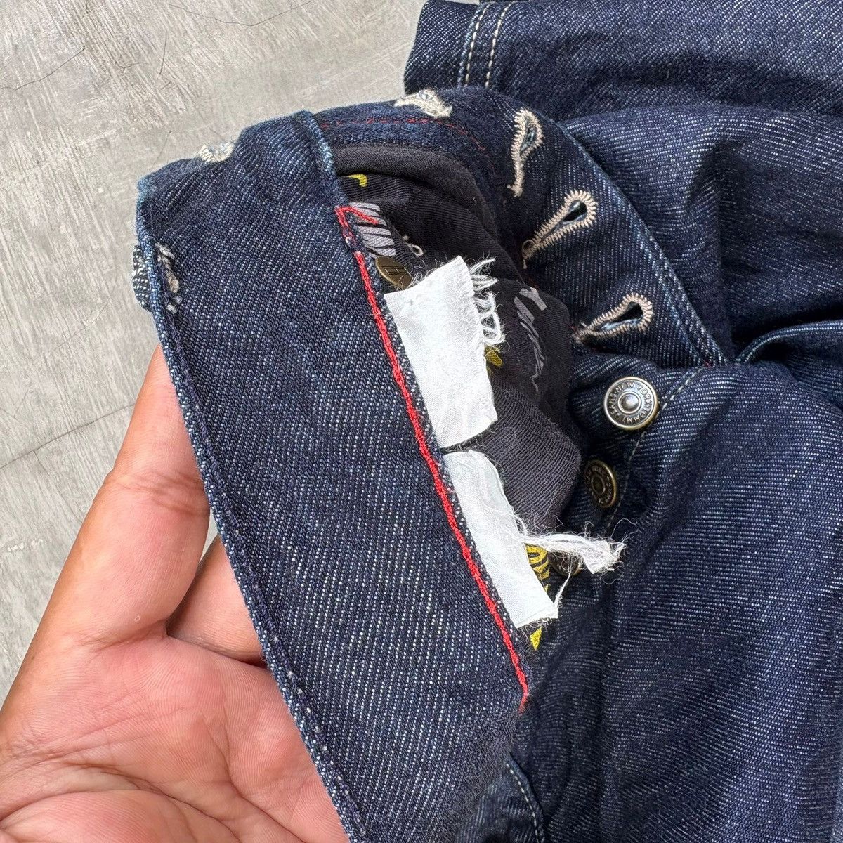 Tommy Hilfiger Tommy Hilfiger Carpenter Tappered Indigo Denim Size US 31 - 8 Thumbnail