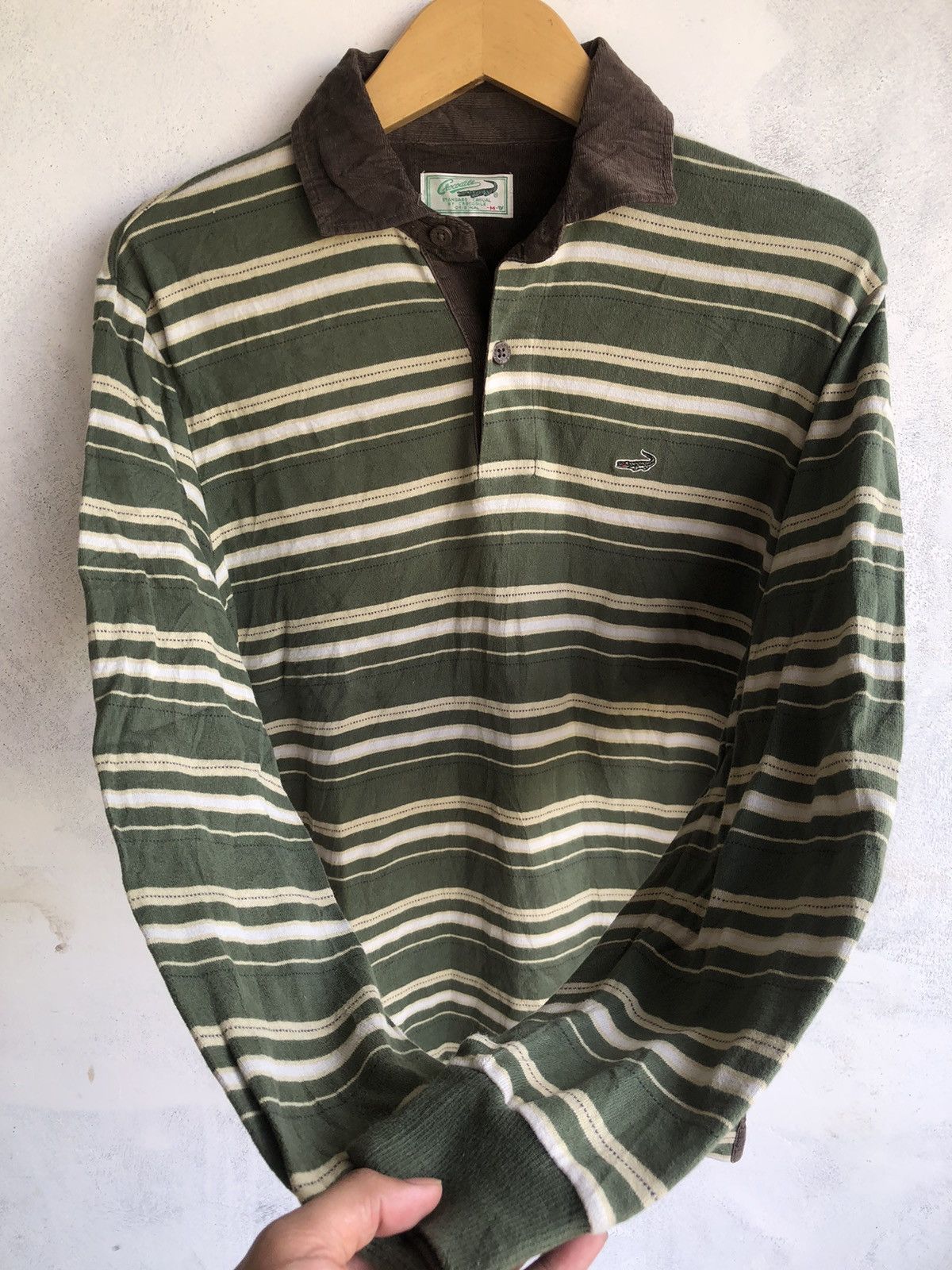 Beauty Beast Japanese Stripe y2k longsleeve Crocodile Rock Punk Style Size US M / EU 48-50 / 2 - 2 Thumbnail