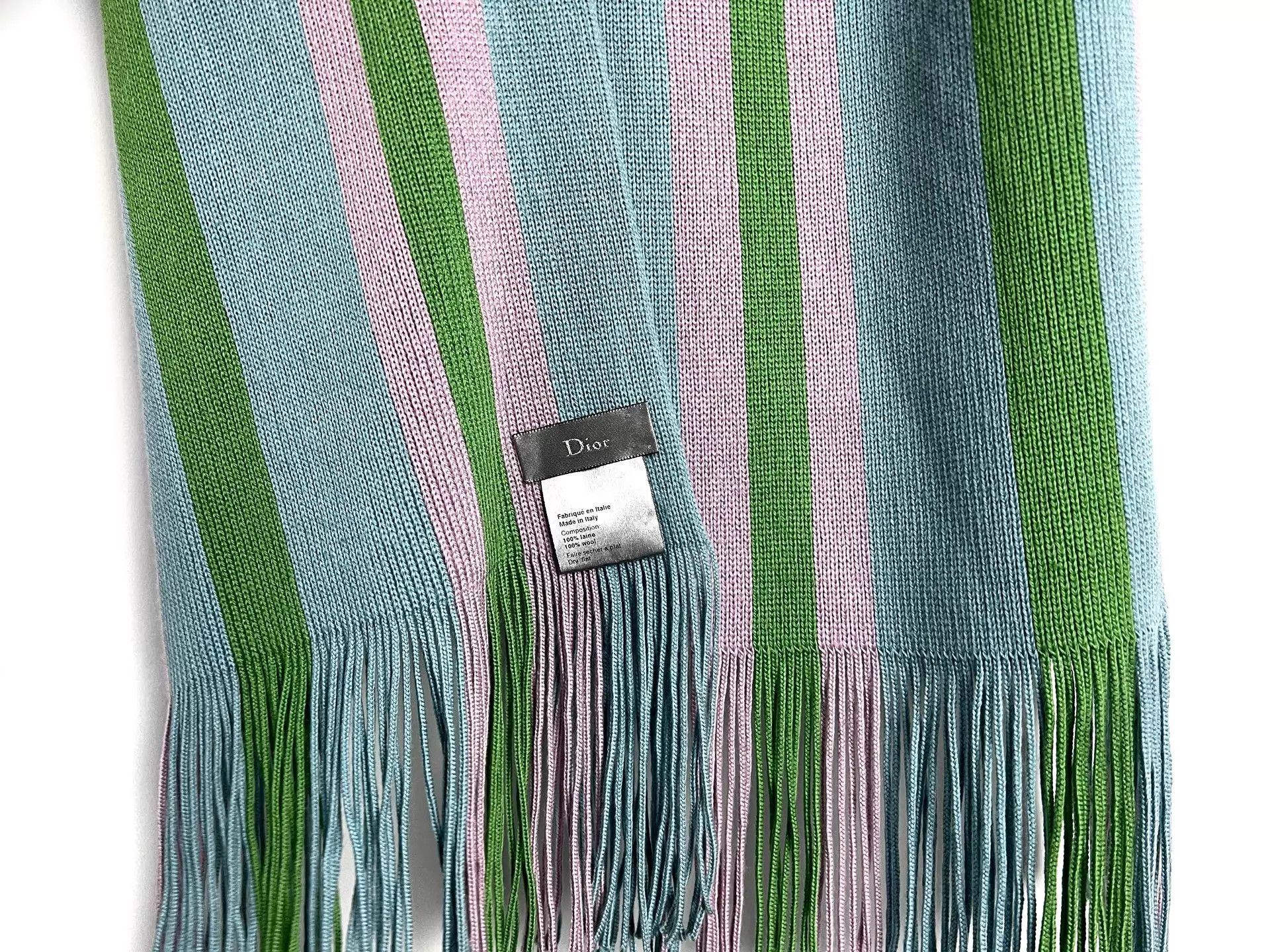 Dior Dior Homme 05AW RARE Rainbow Tassel Long Scarf Size ONE SIZE - 3 Thumbnail