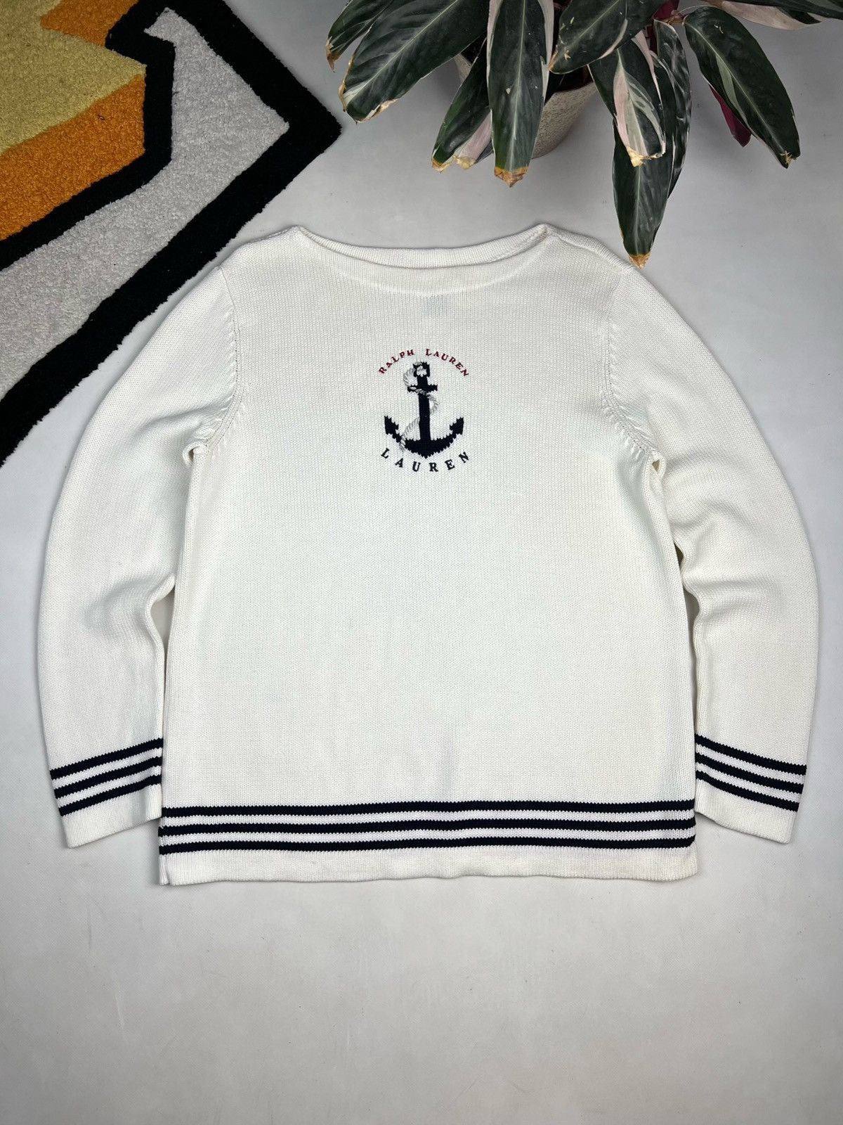 Lauren Ralph Lauren × Ralph Lauren × Vintage Vintage Y2K Lauren By RL Button Shoulder Mock Turtleneck L Size L / US 10 / IT 46 - 1 Thumbnail