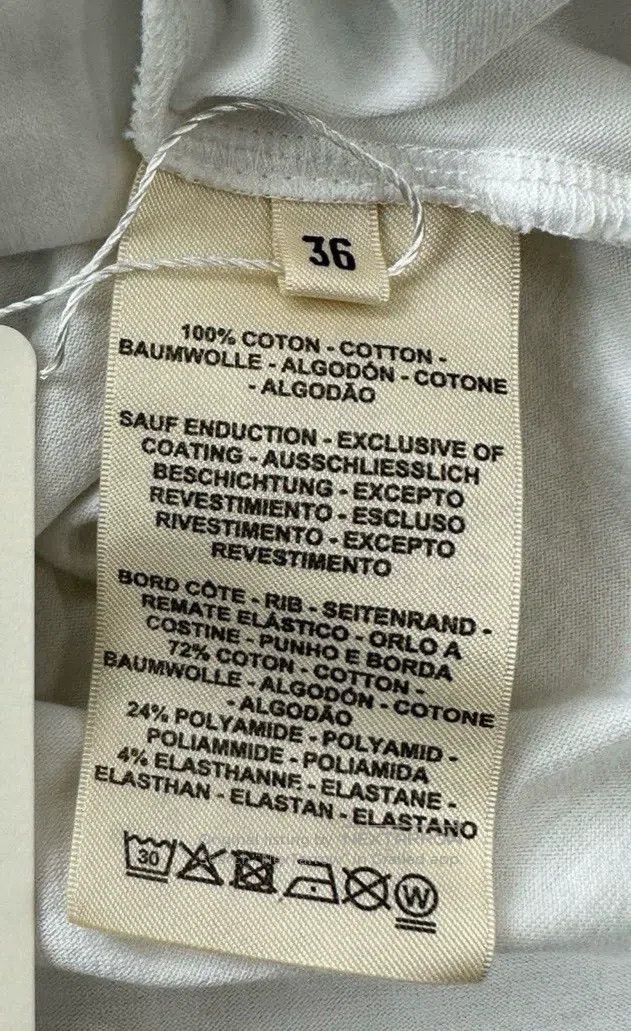 Hermes Hermes White Printed Short Sleeve T-Shirt Top Size XS / US 0-2 / IT 36-38 - 5 Thumbnail