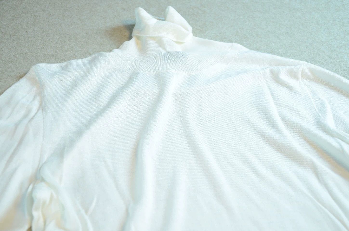 Bottega Veneta BV turtleneck sweater white long 52 Size US L / EU 52-54 / 3 - 2 Thumbnail