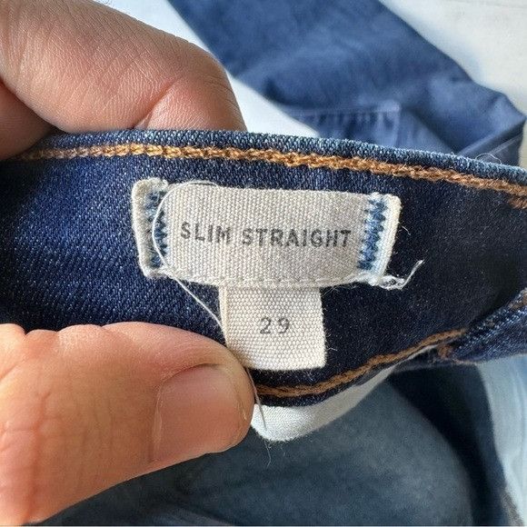 Madewell MADEWELL SLIM STRAIGHT RELAXED TAPERED DENIM JEANS SZ 29 Size 29" - 7 Thumbnail