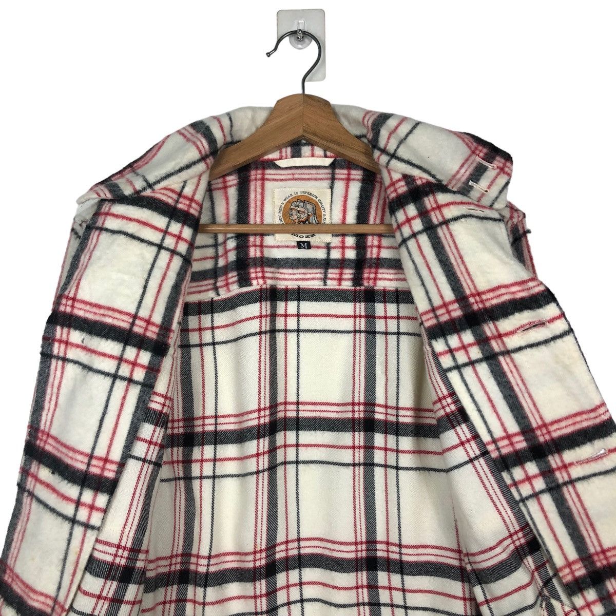 Japanese Brand 🔥Vintage Wool Shirt Flannel Jacket Mozz Tartan Design Size US M / EU 48-50 / 2 - 14 Thumbnail