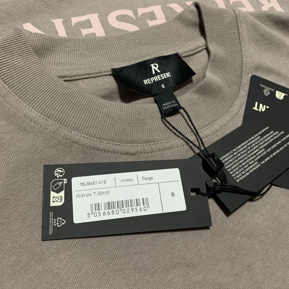 Represent Clo. Represent Small Icarus Taupe Tee Size US S / EU 44-46 / 1 - 5 Thumbnail