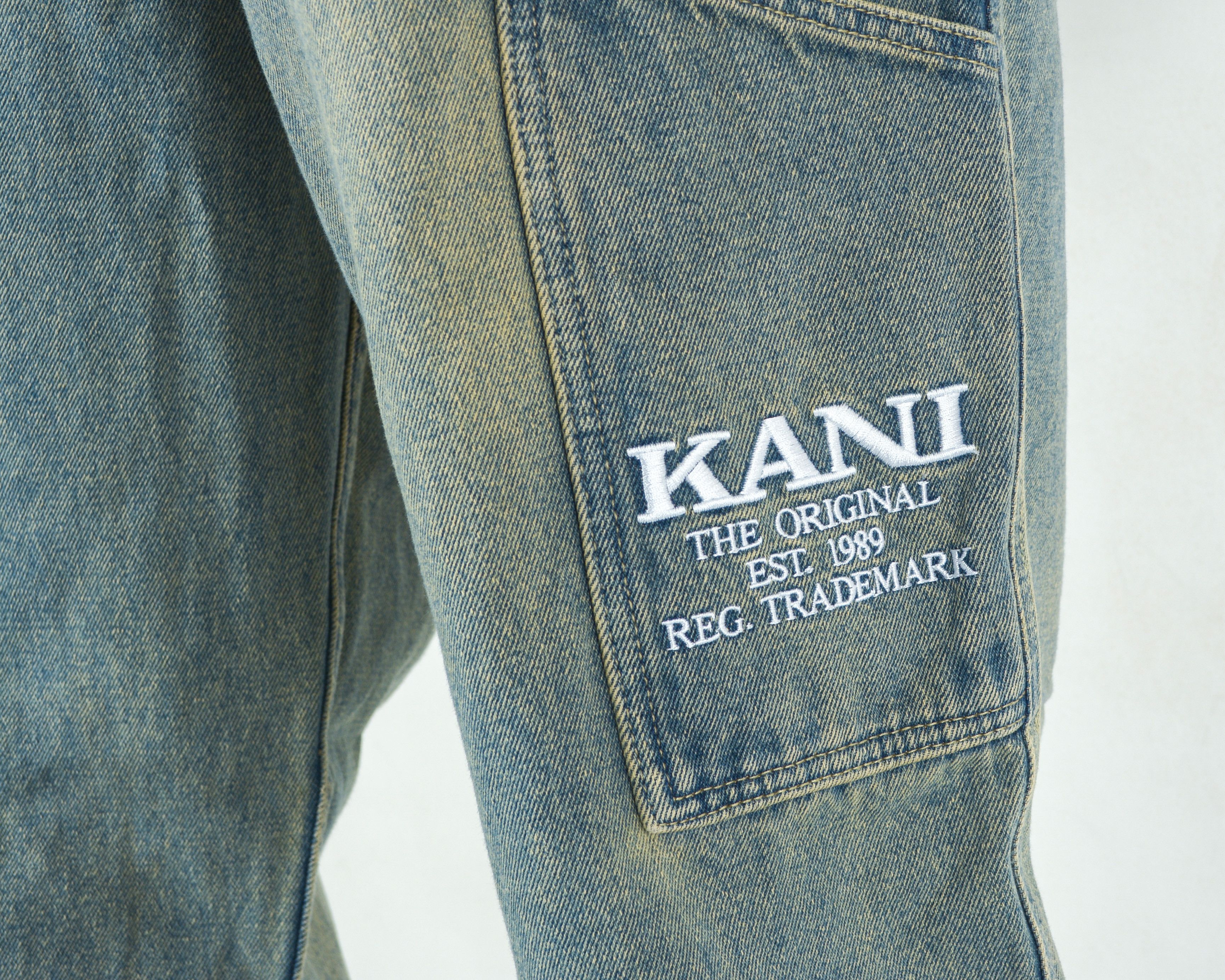 Karl Kani Men W40 L36 Relaxed Straight Jeans Denim Pants Trousers Rap Size US 40 / EU 56 - 7 Thumbnail