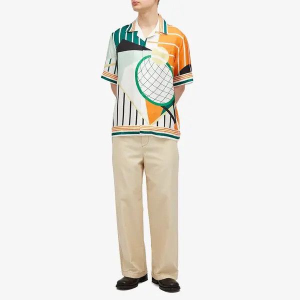 Casablanca o1mle0326 Cuban Collar Short Sleeve Shirt in Multicolor Size US S / EU 44-46 / 1 - 4 Thumbnail