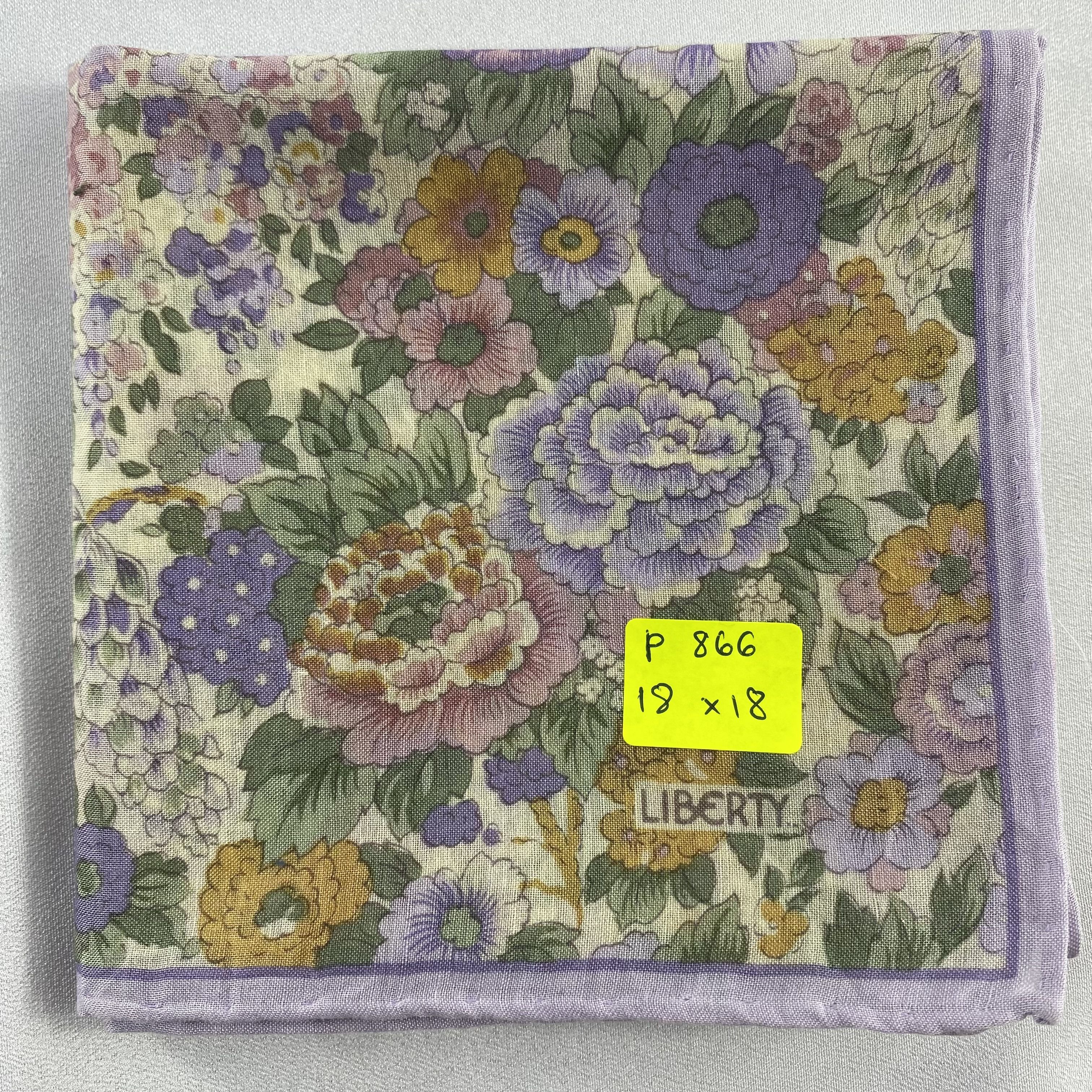 Liberty × Vintage Liberty Neckerchief / Bandana / Handkerchief-P866 Size ONE SIZE - 5 Thumbnail