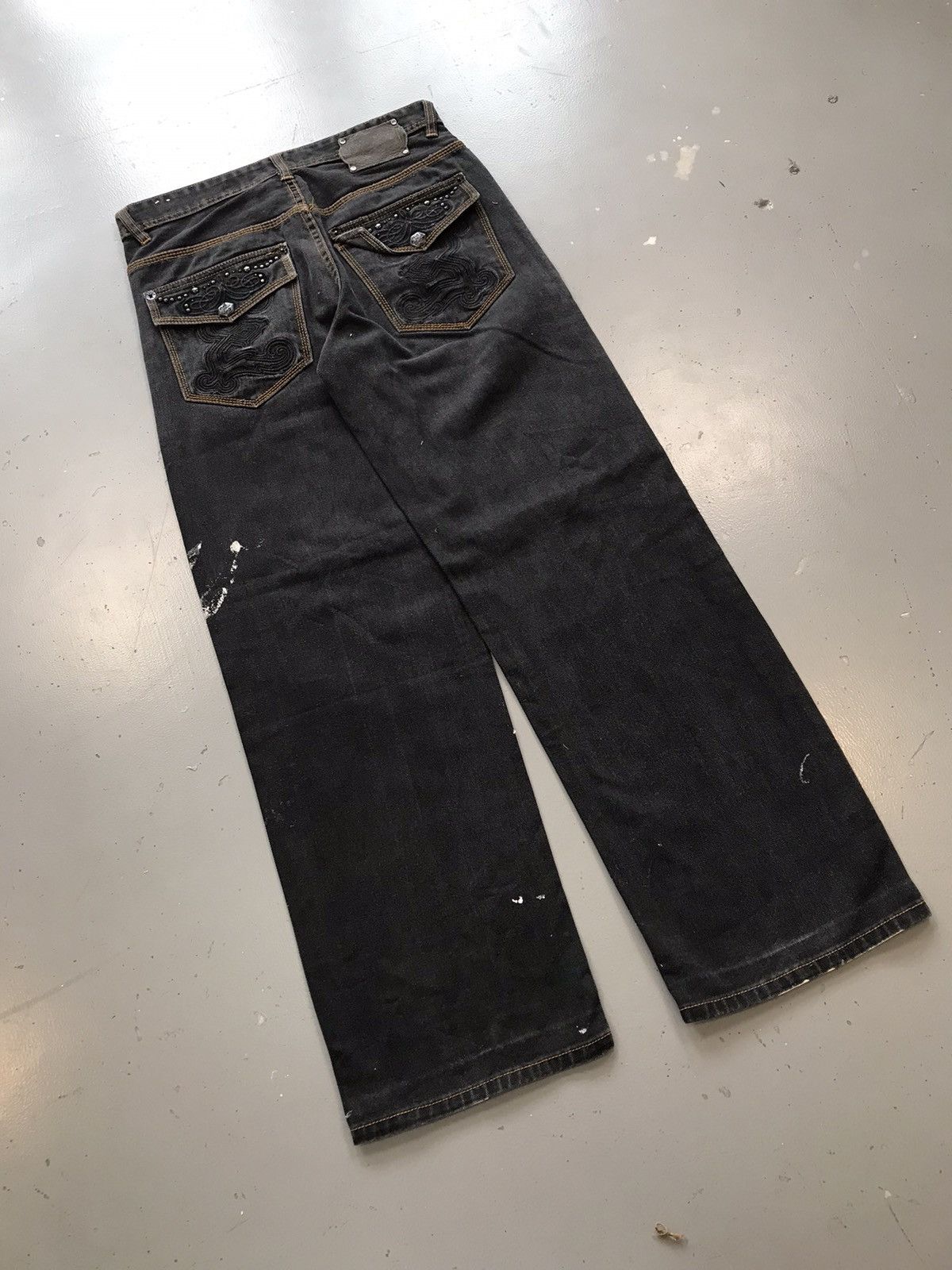 Ecko Unltd. × Vintage Vintage Ecko straight fit charcoal black denim Size US 31 - 9 Thumbnail