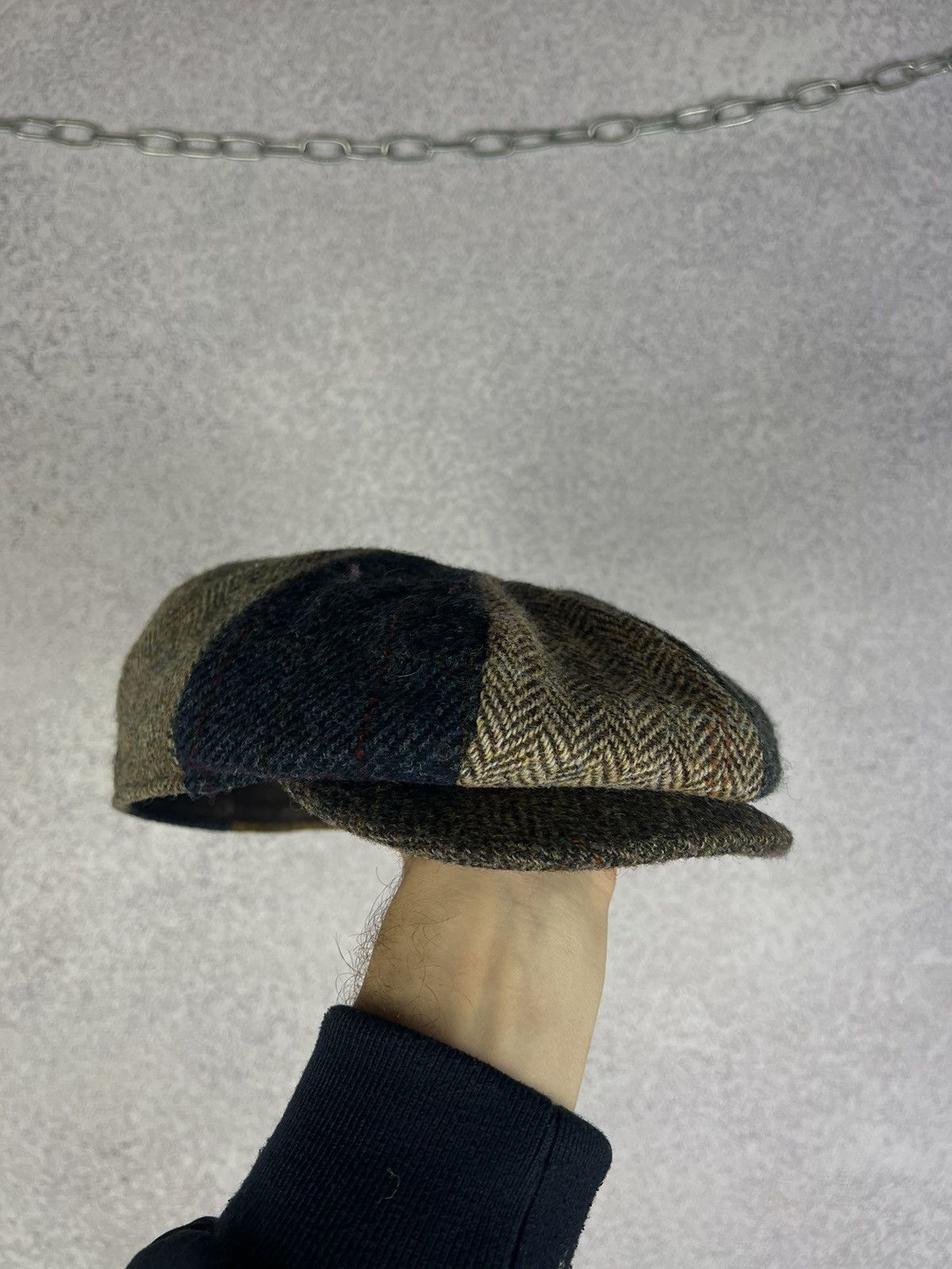Harris Tweed Vintage Harris Tweed Flat Cap Hat Size ONE SIZE - 3 Thumbnail
