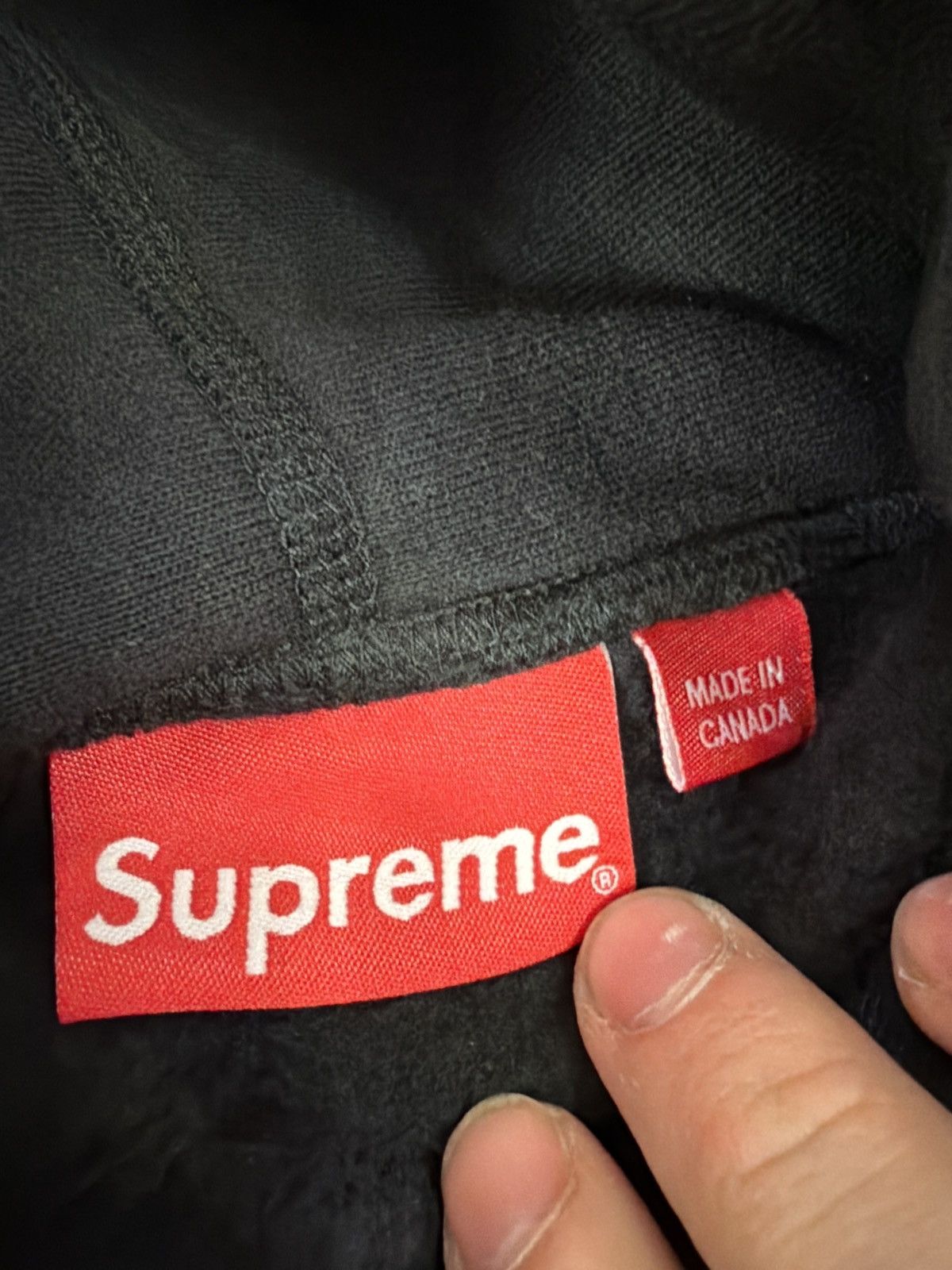 Supreme Supreme hooded sweatshirt sleeve logo black Size US XL / EU 56 / 4 - 4 Thumbnail
