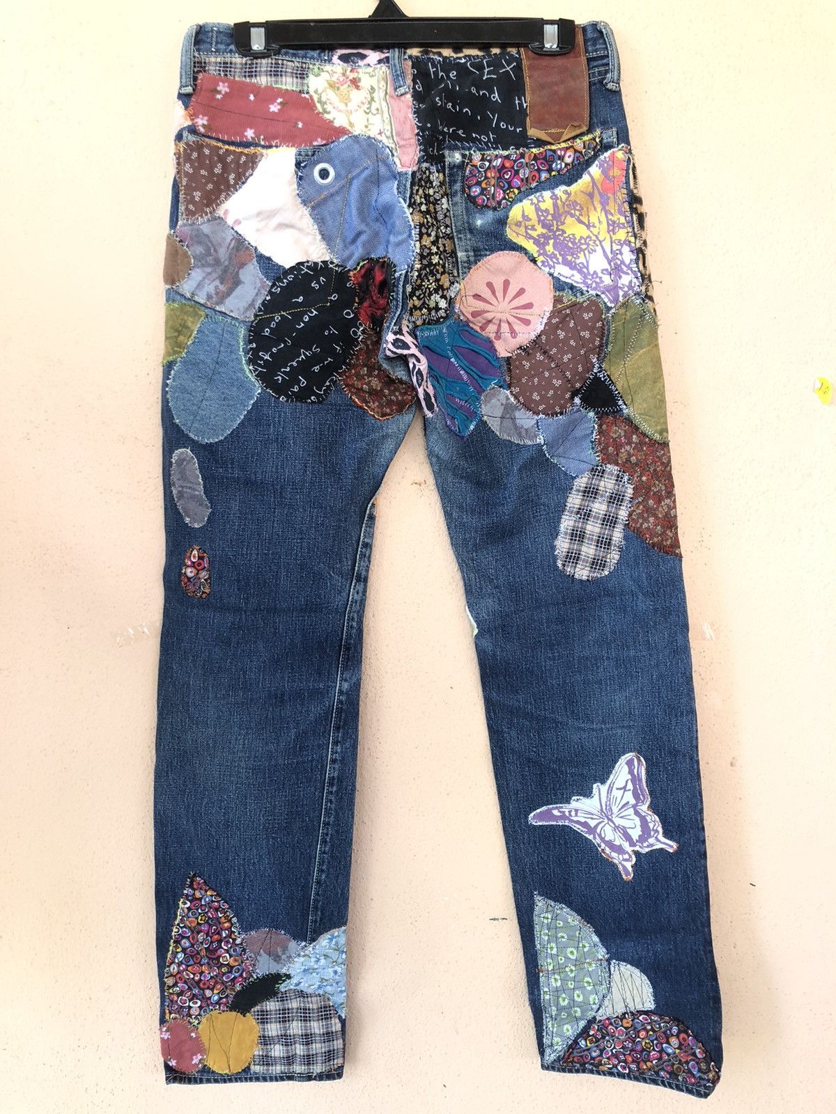 Japanese Brand × Kapital × Vintage Vintage KAPITAL Distressed Patchwork Custom Madez Size US 32 / EU 48 - 2 Thumbnail