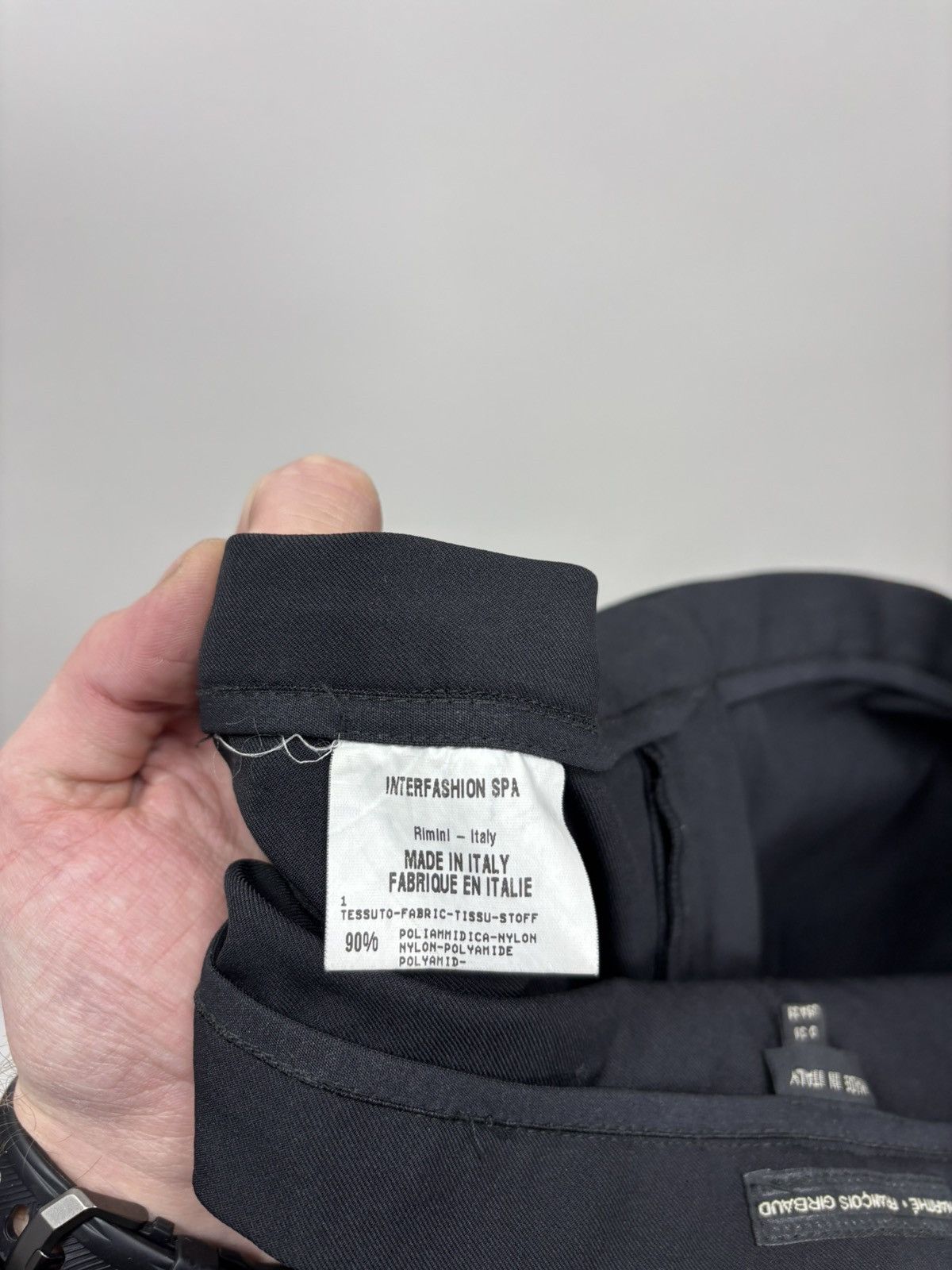 Marithe + Francois Girbaud Womens pants Marithe Francois Girbaud Size 44 Color Black Size 30" / US 8 / IT 44 - 7 Thumbnail