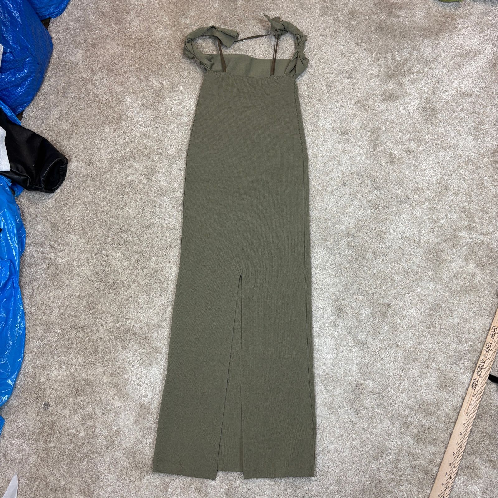 Jacquemus NWT JACQUEMUS La Robe Malle Alca in Khaki Women's 36 Small Size S / US 4 / IT 40 - 4 Thumbnail