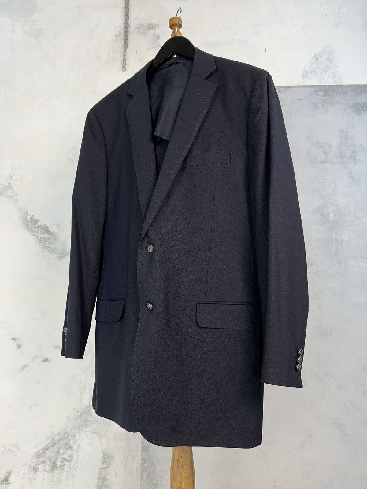 Brooks Brothers Brooks Brothers Blue Wool Blazer Suit Jacket Size L 44 Size 44R - 1 Thumbnail