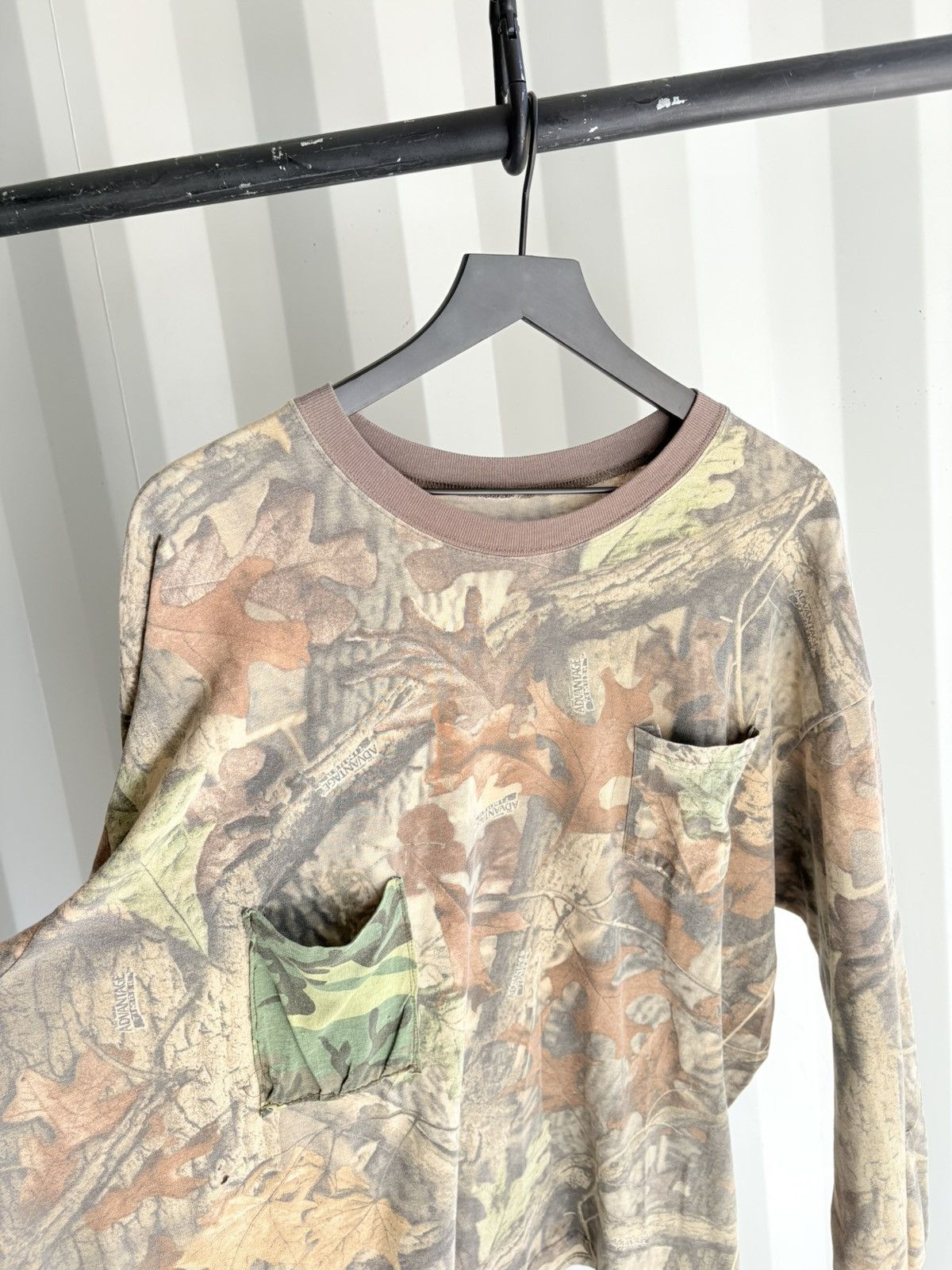 Vintage Vintage Camo Blank Pocket Shirt FadedDistressed Band Grunge Size US XXL / EU 58 / 5 - 1 Thumbnail