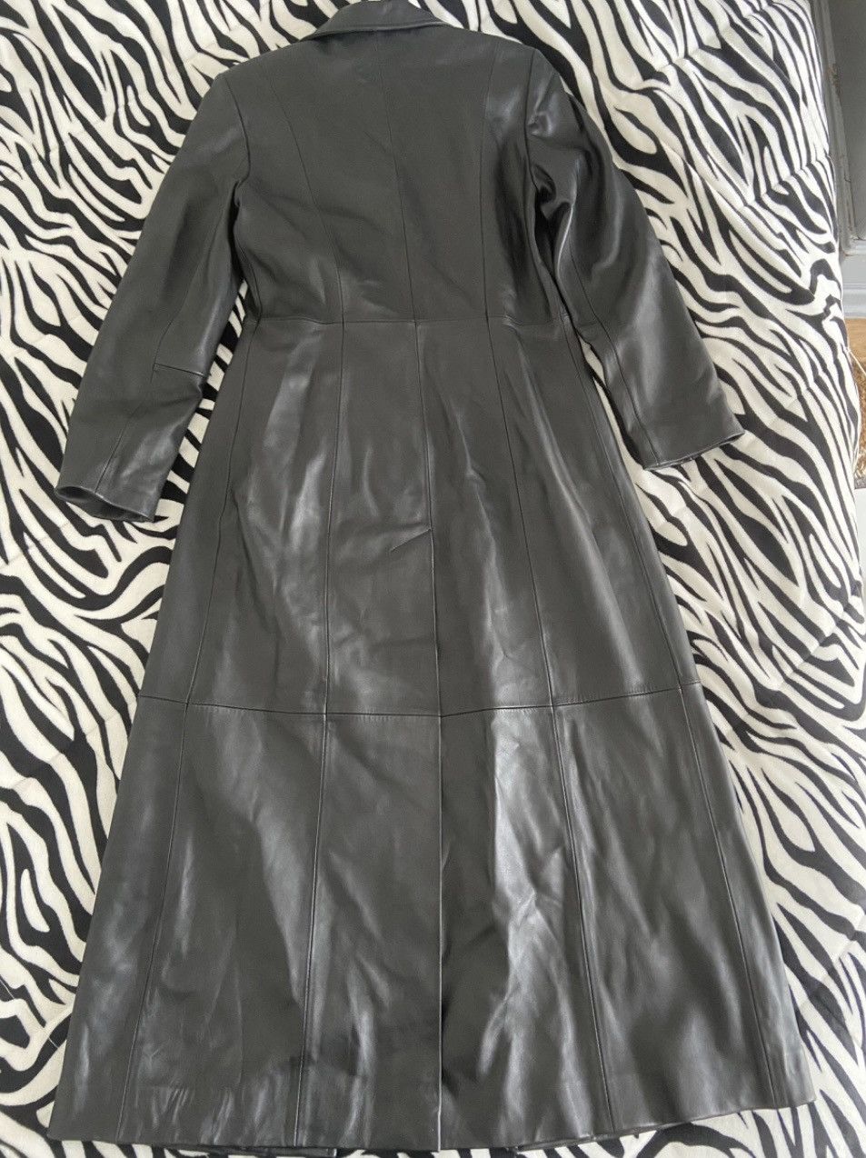 Other Long leather coat for women Size S / US 4 / IT 40 - 6 Thumbnail