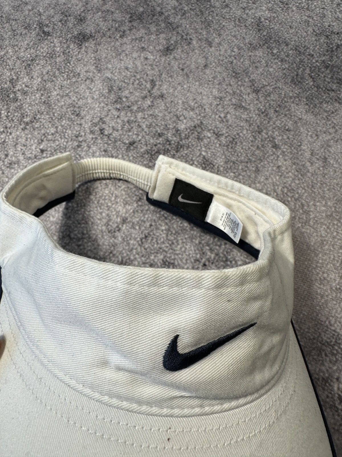 Nike × Vintage Vintage Nike Tennis Cap Swoosh Streetwear Rare Casual USA Size ONE SIZE - 2 Thumbnail