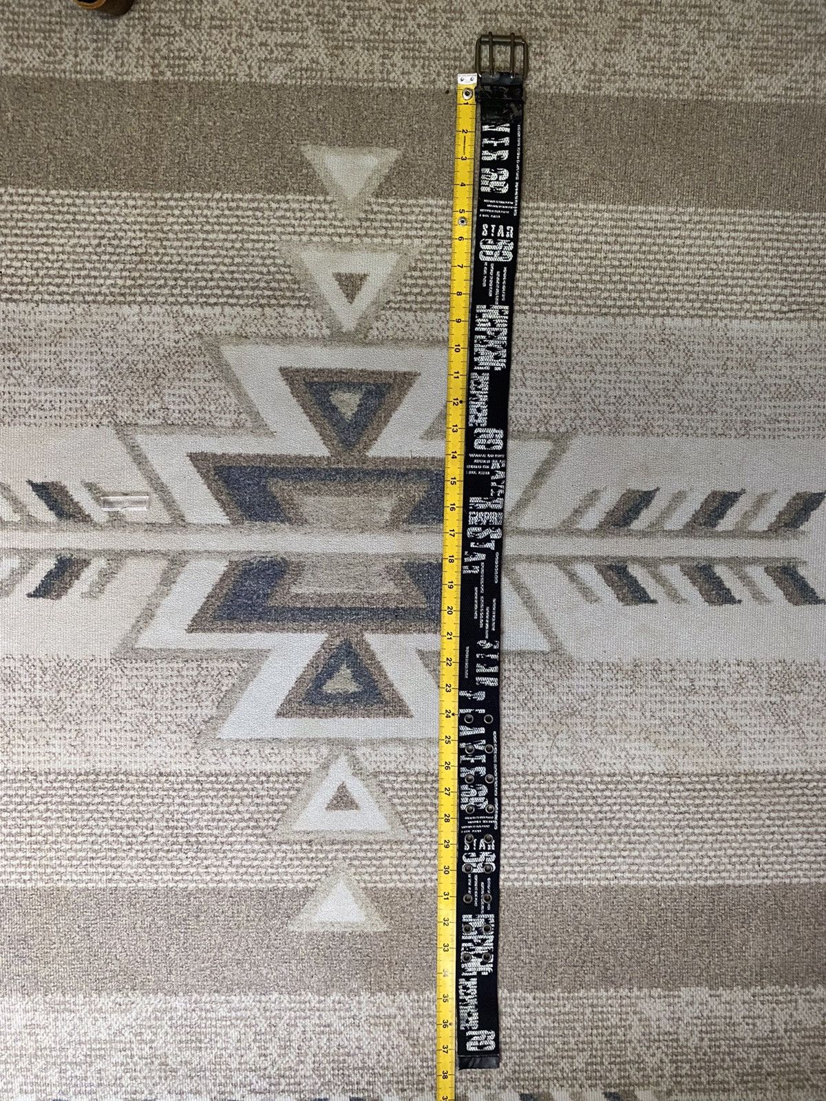 Other Vintage Spellout Buckle Belt Size ONE SIZE - 9 Thumbnail