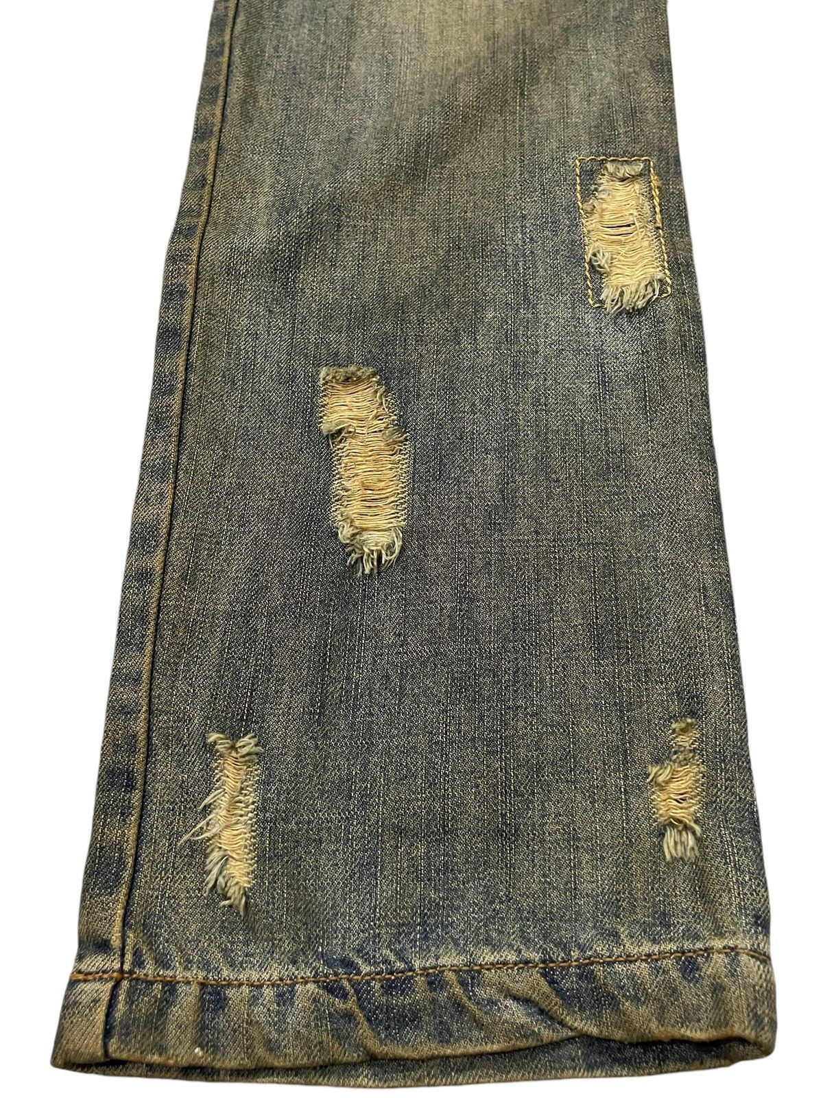 Hysteric Glamour × Japanese Brand × No Future No Future Japanese Punk Mud Wash Distressed Jeans Size US 29 - 13 Thumbnail