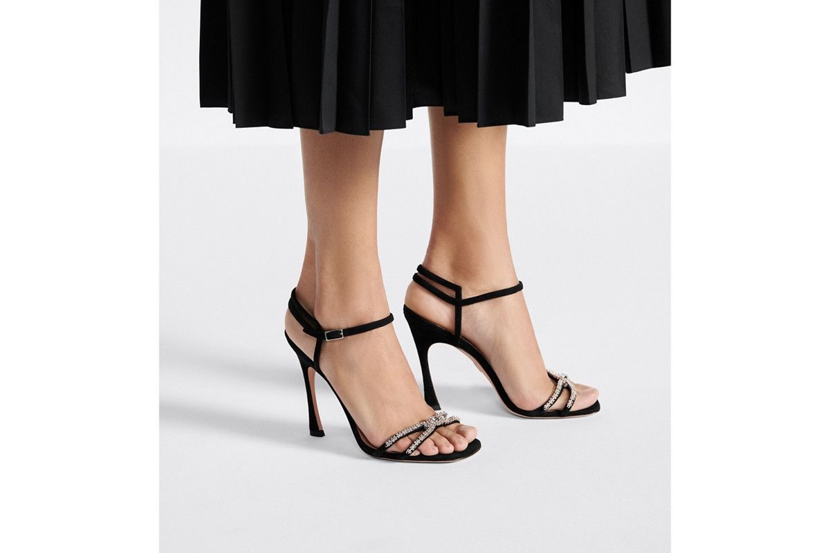 Dior o1w1db10326 Dior Sunset Heeled Sandal in Black Size US 6 / IT 36 - 6 Thumbnail
