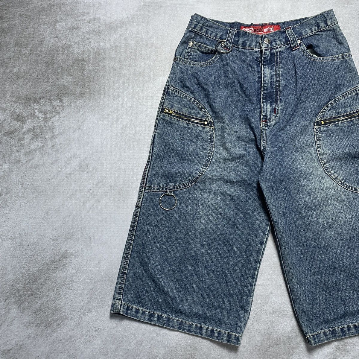 Ecko Unltd. × JNCO 2000’s Ecko Unltd Jorts pants Size US 27 - 3 Thumbnail